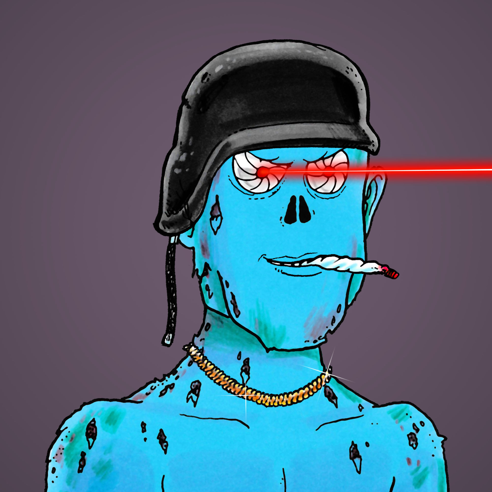 George Trosley - Jungle Freaks - Jungle Freak 5994 - NFT # 5994