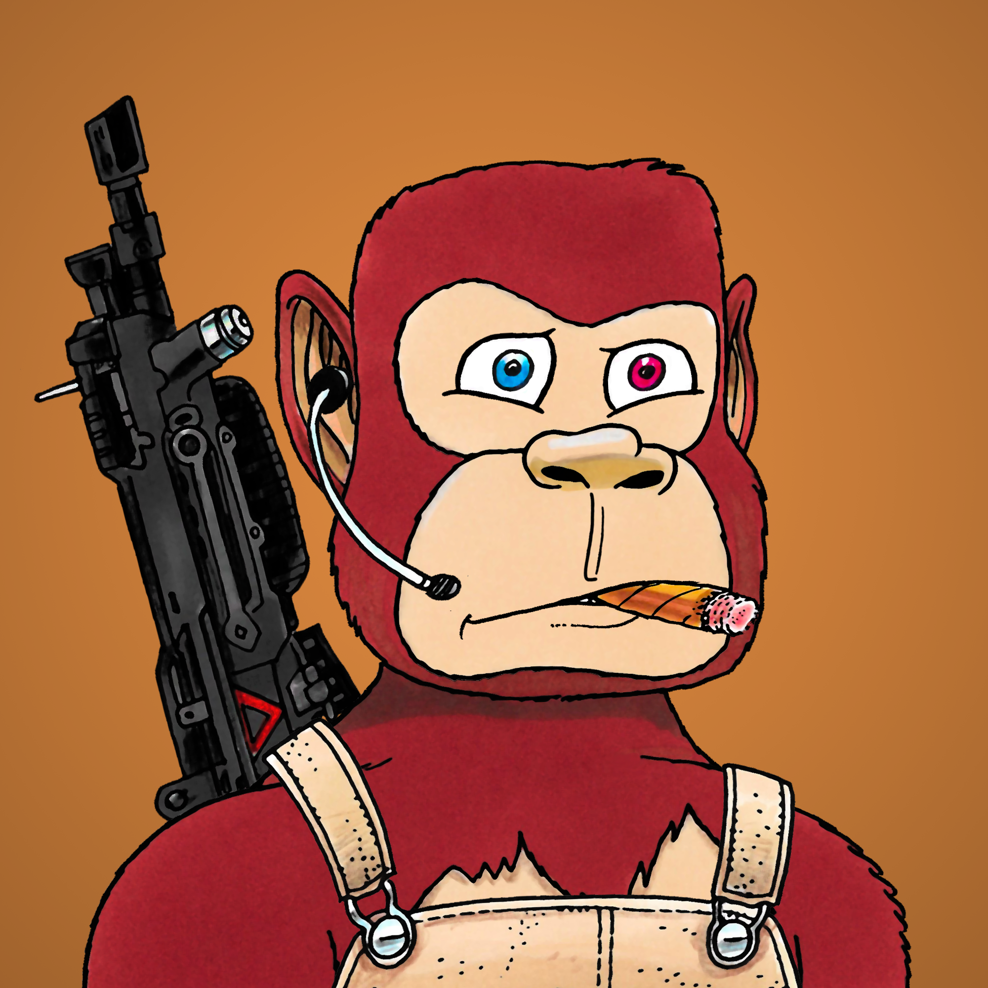 George Trosley - Jungle Freaks - Jungle Freak 5997 - NFT # 5997