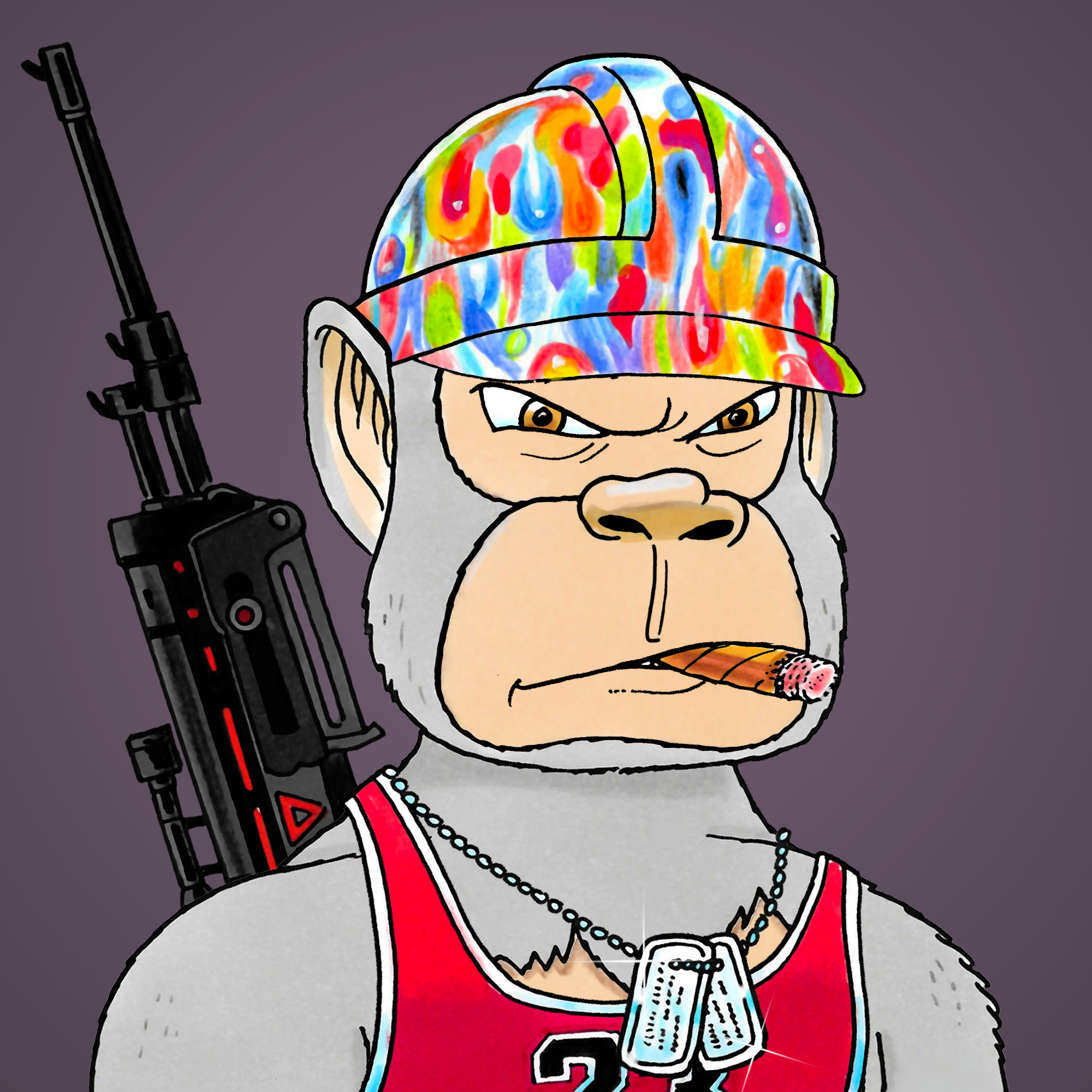 George Trosley - Jungle Freaks - Jungle Freak 5999 - NFT # 5999