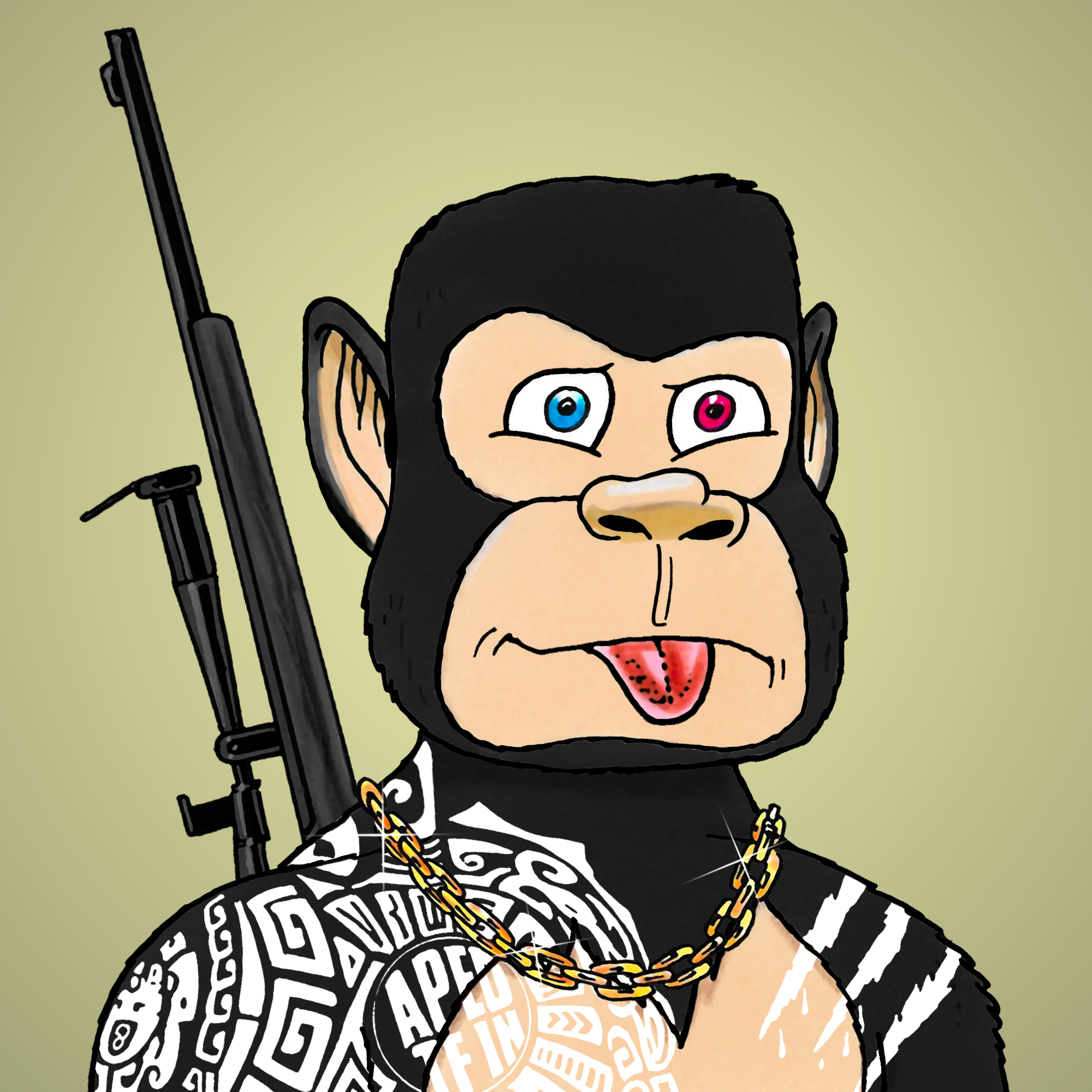 George Trosley - Jungle Freaks - Jungle Freak 60 - NFT # 60