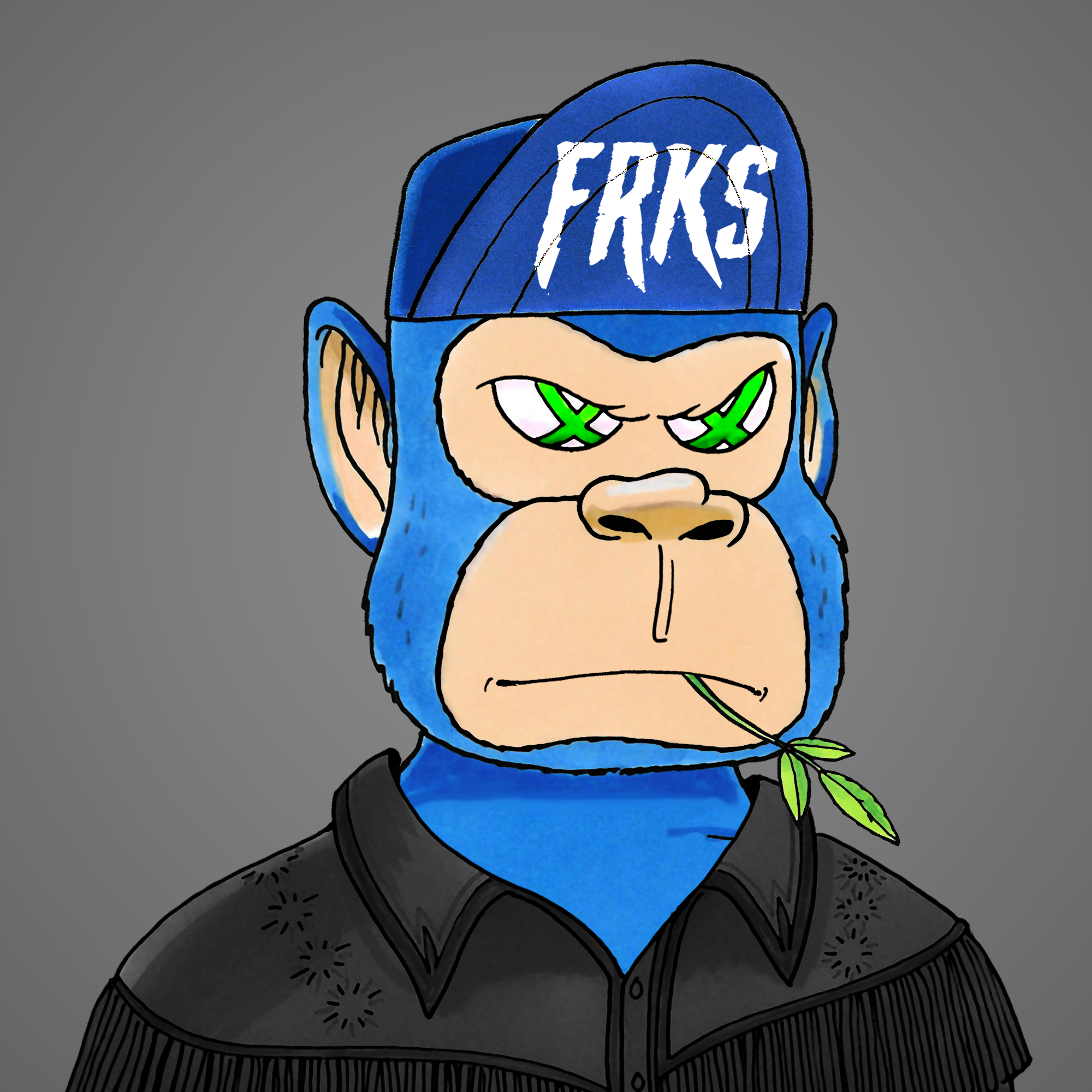 George Trosley - Jungle Freaks - Jungle Freak 6006 - NFT # 6006