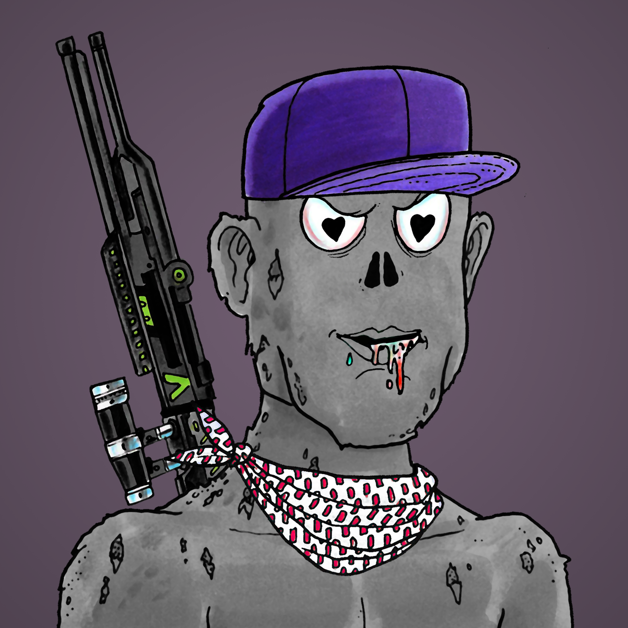 George Trosley - Jungle Freaks - Jungle Freak 6009 - NFT # 6009