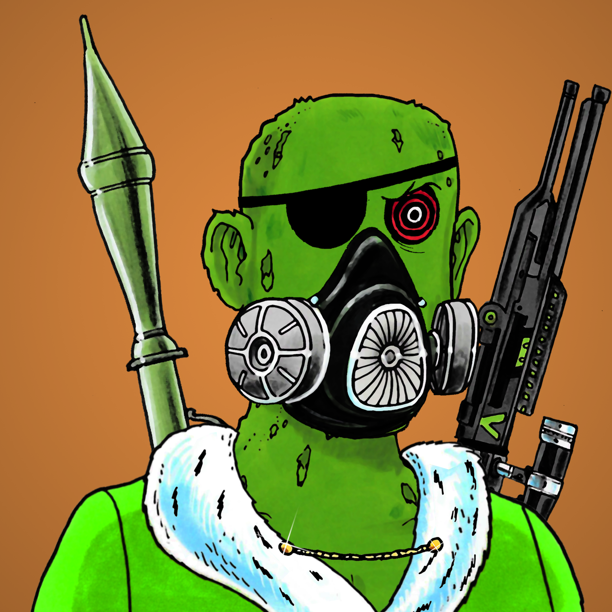 George Trosley - Jungle Freaks - Jungle Freak 601 - NFT # 601