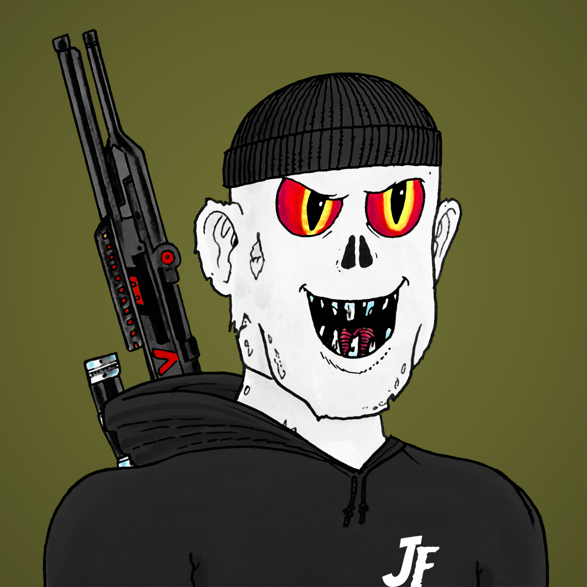 George Trosley - Jungle Freaks - Jungle Freak 6015 - NFT # 6015