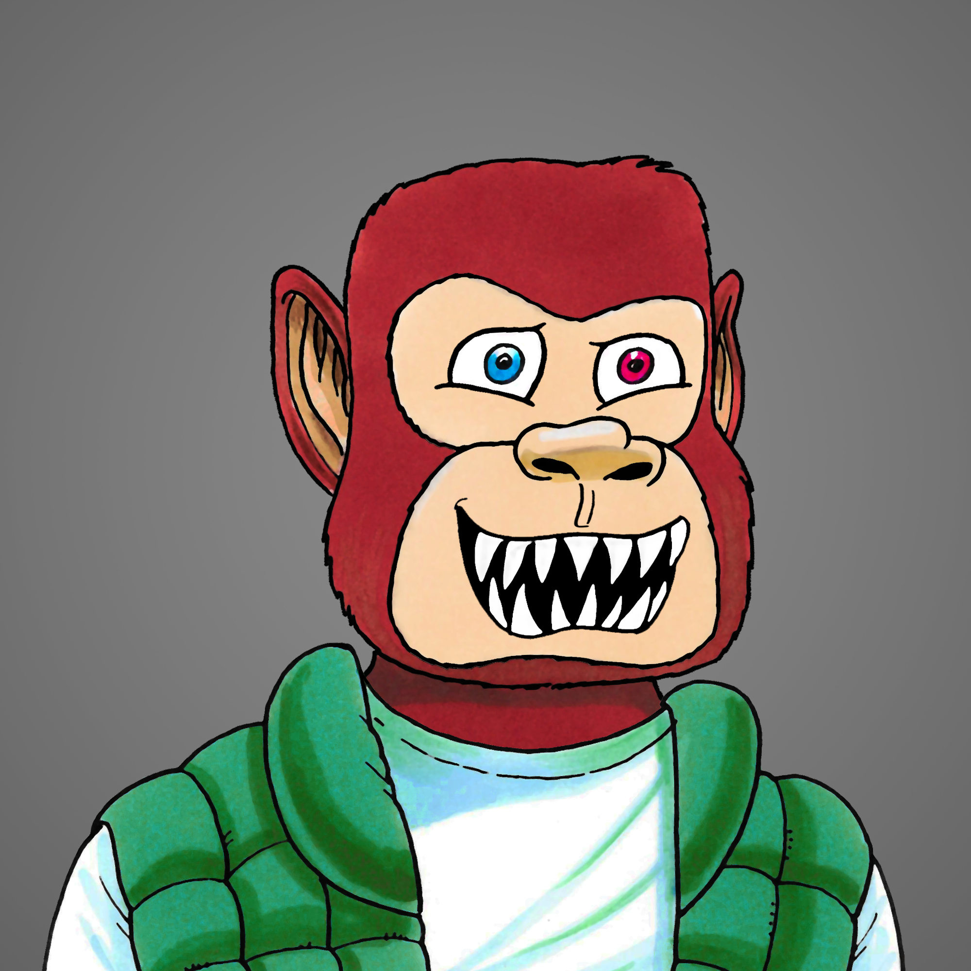 George Trosley - Jungle Freaks - Jungle Freak 6017 - NFT # 6017