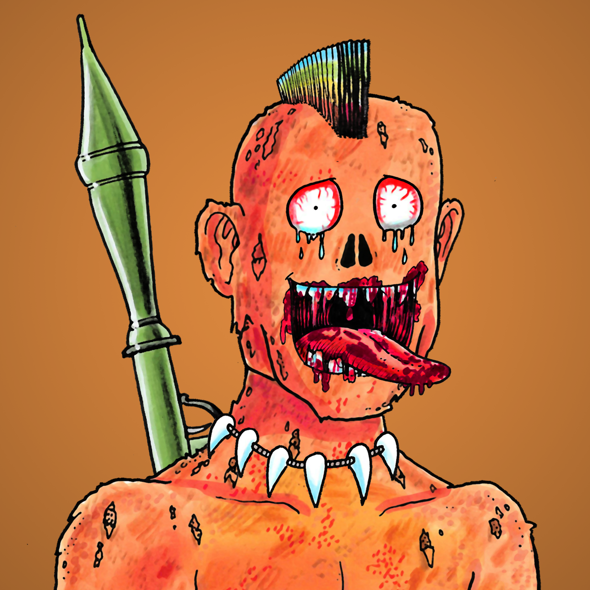 George Trosley - Jungle Freaks - Jungle Freak 6022 - NFT # 6022