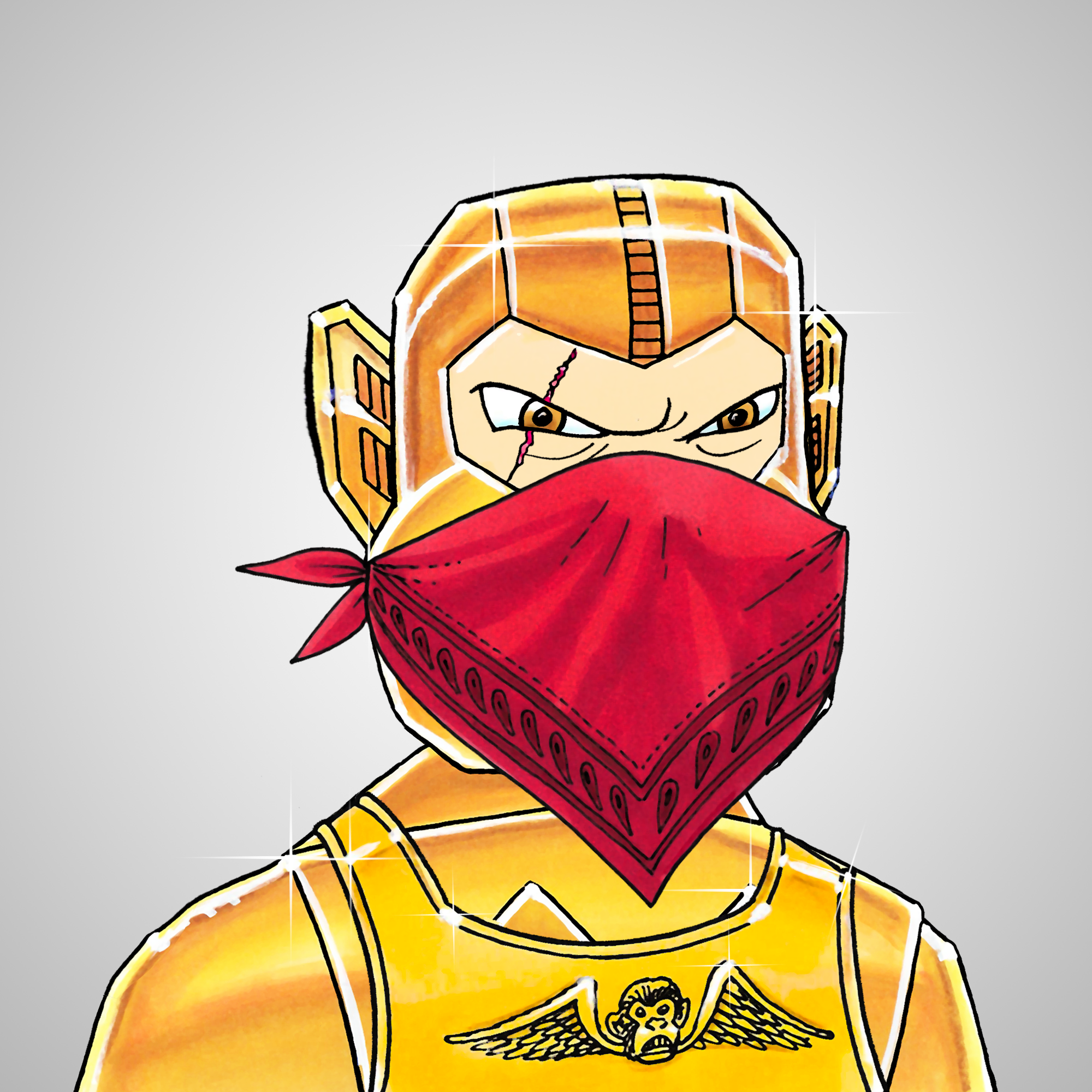 George Trosley - Jungle Freaks - Jungle Freak 6023 - NFT # 6023