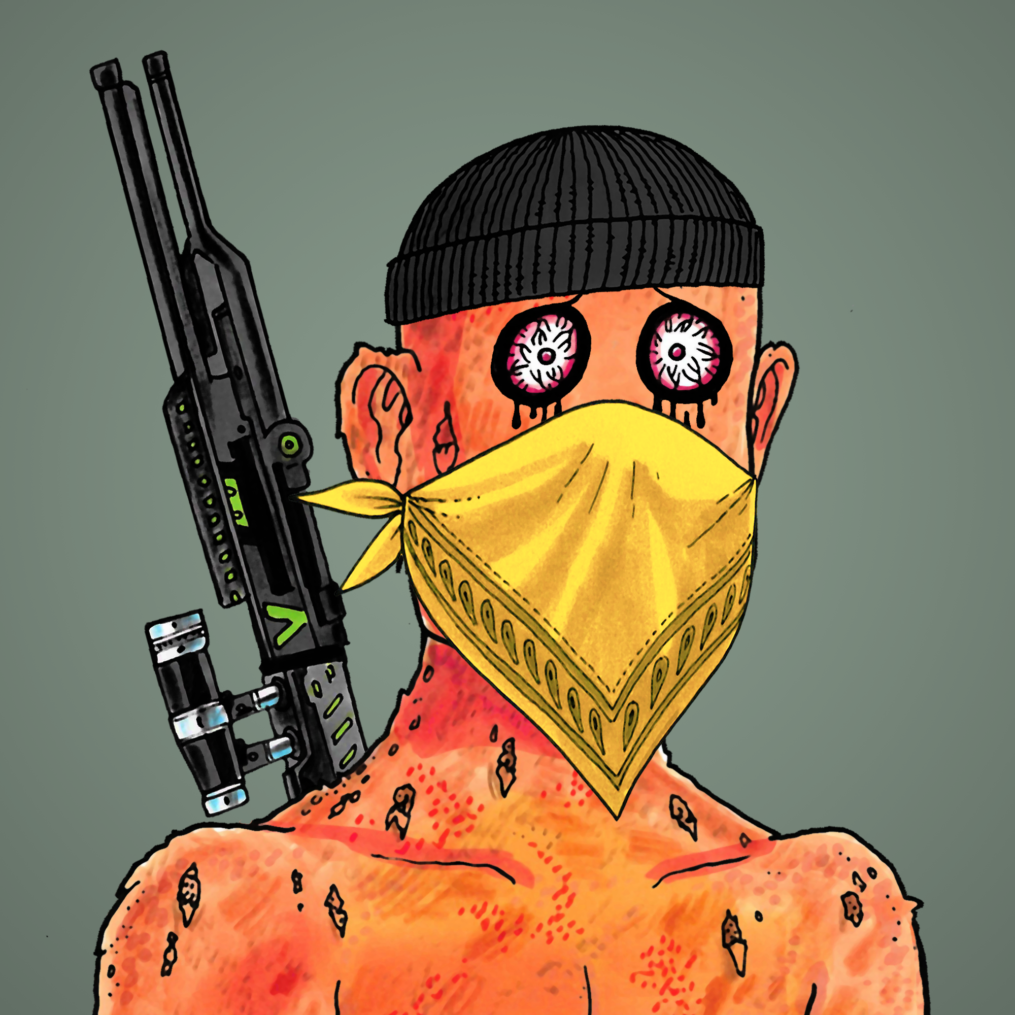 George Trosley - Jungle Freaks - Jungle Freak 604 - NFT # 604