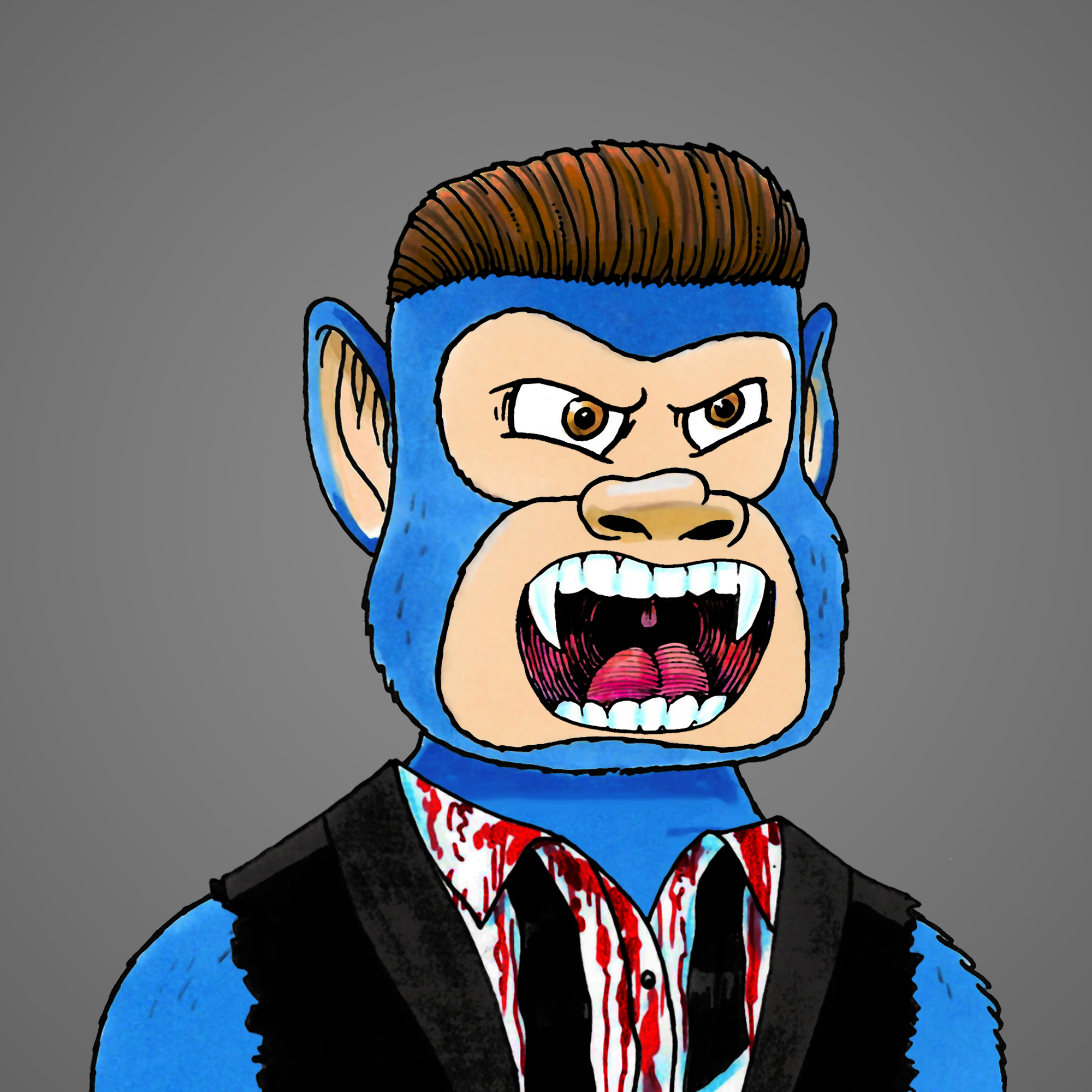 George Trosley - Jungle Freaks - Jungle Freak 6043 - NFT # 6043