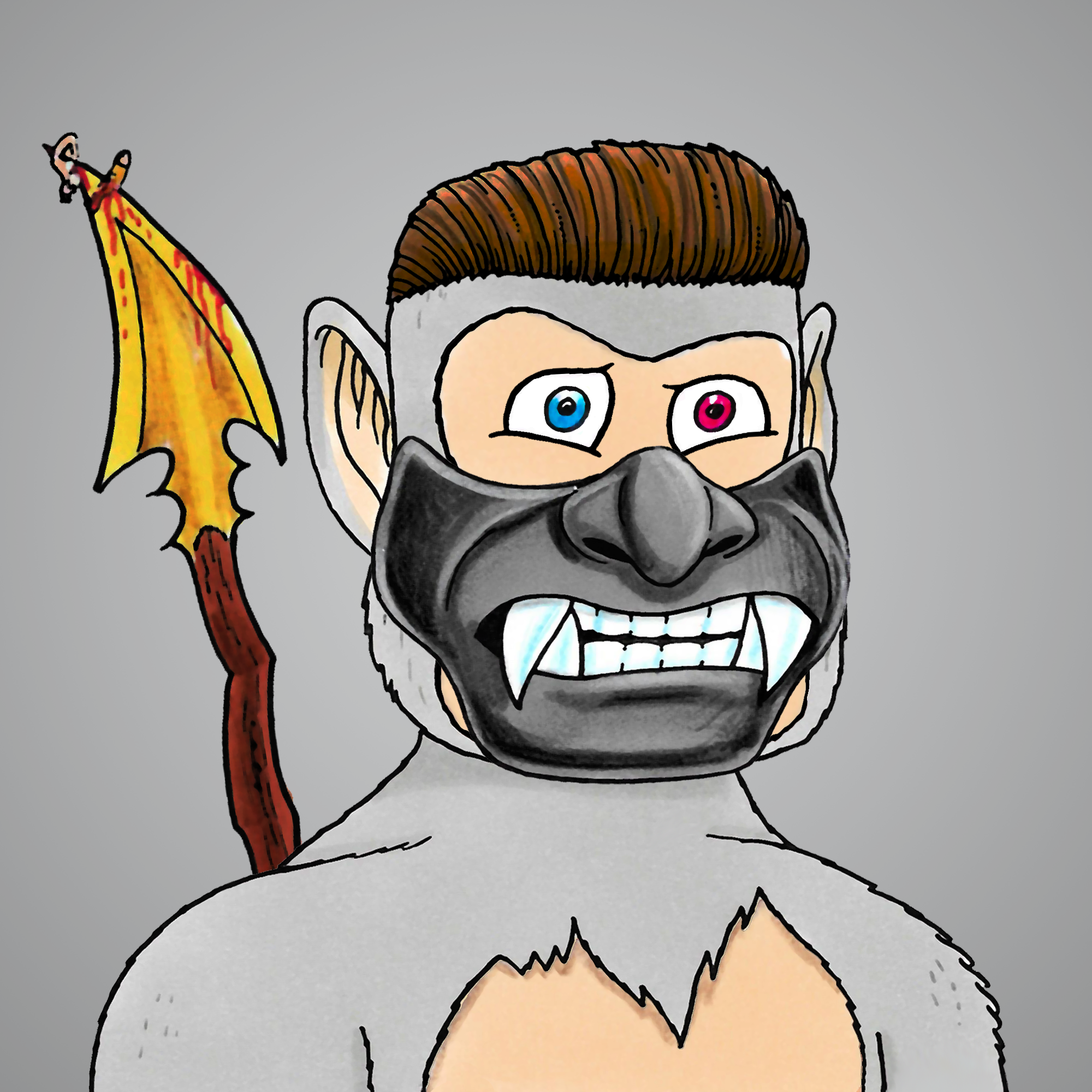 George Trosley - Jungle Freaks - Jungle Freak 6044 - NFT # 6044