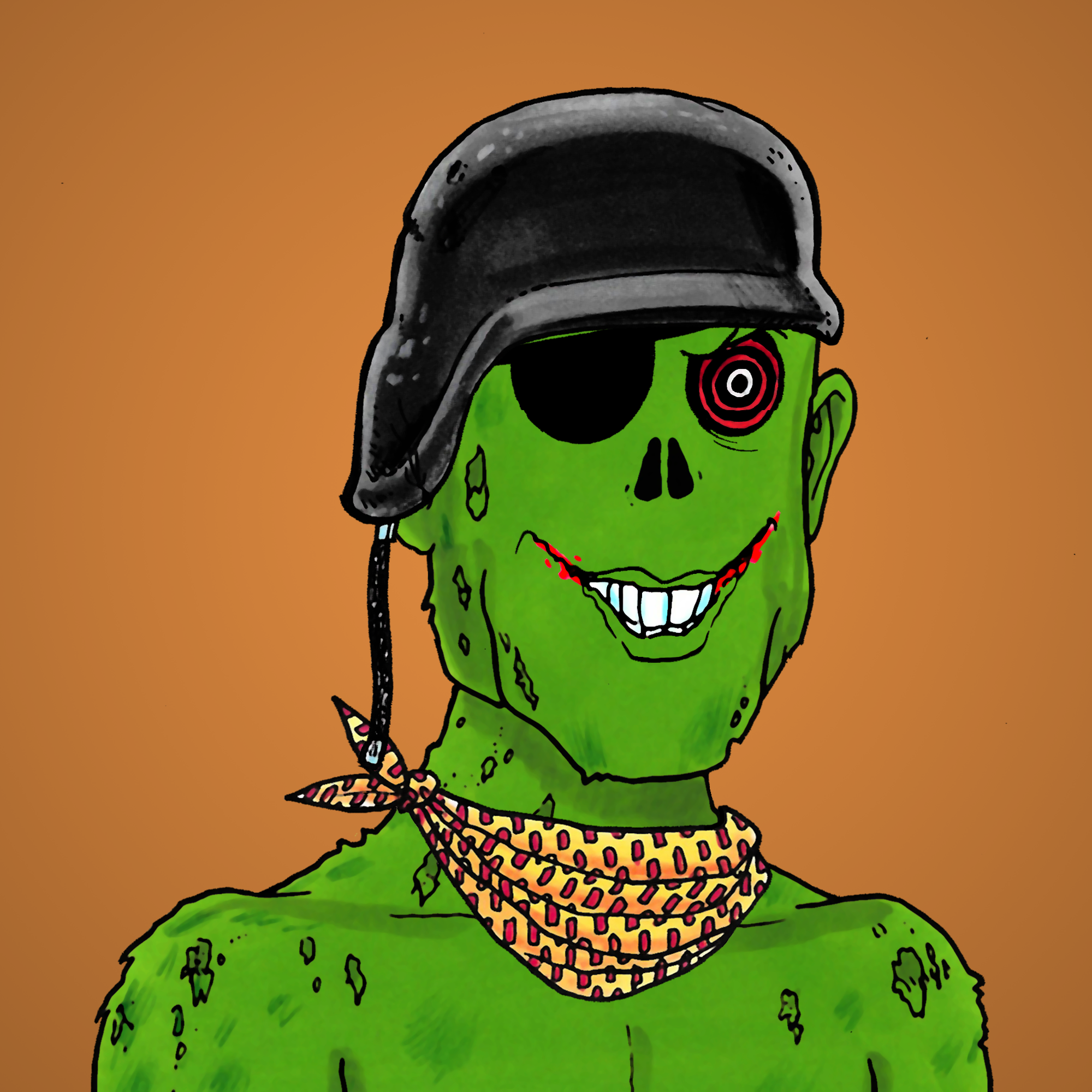 George Trosley - Jungle Freaks - Jungle Freak 6045 - NFT # 6045