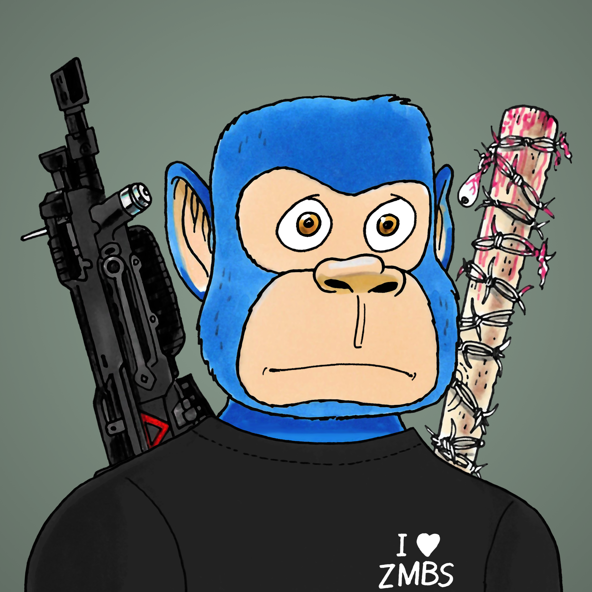 George Trosley - Jungle Freaks - Jungle Freak 6050 - NFT # 6050