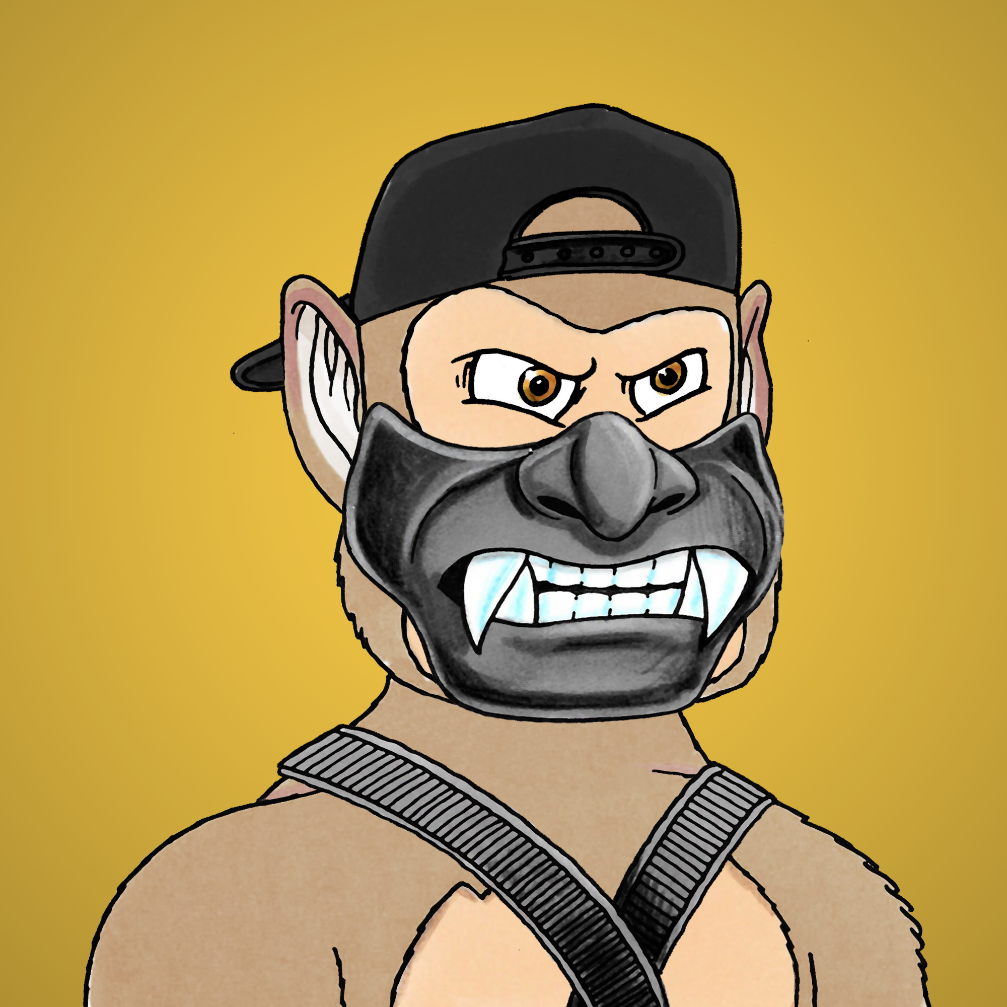 George Trosley - Jungle Freaks - Jungle Freak 6052 - NFT # 6052