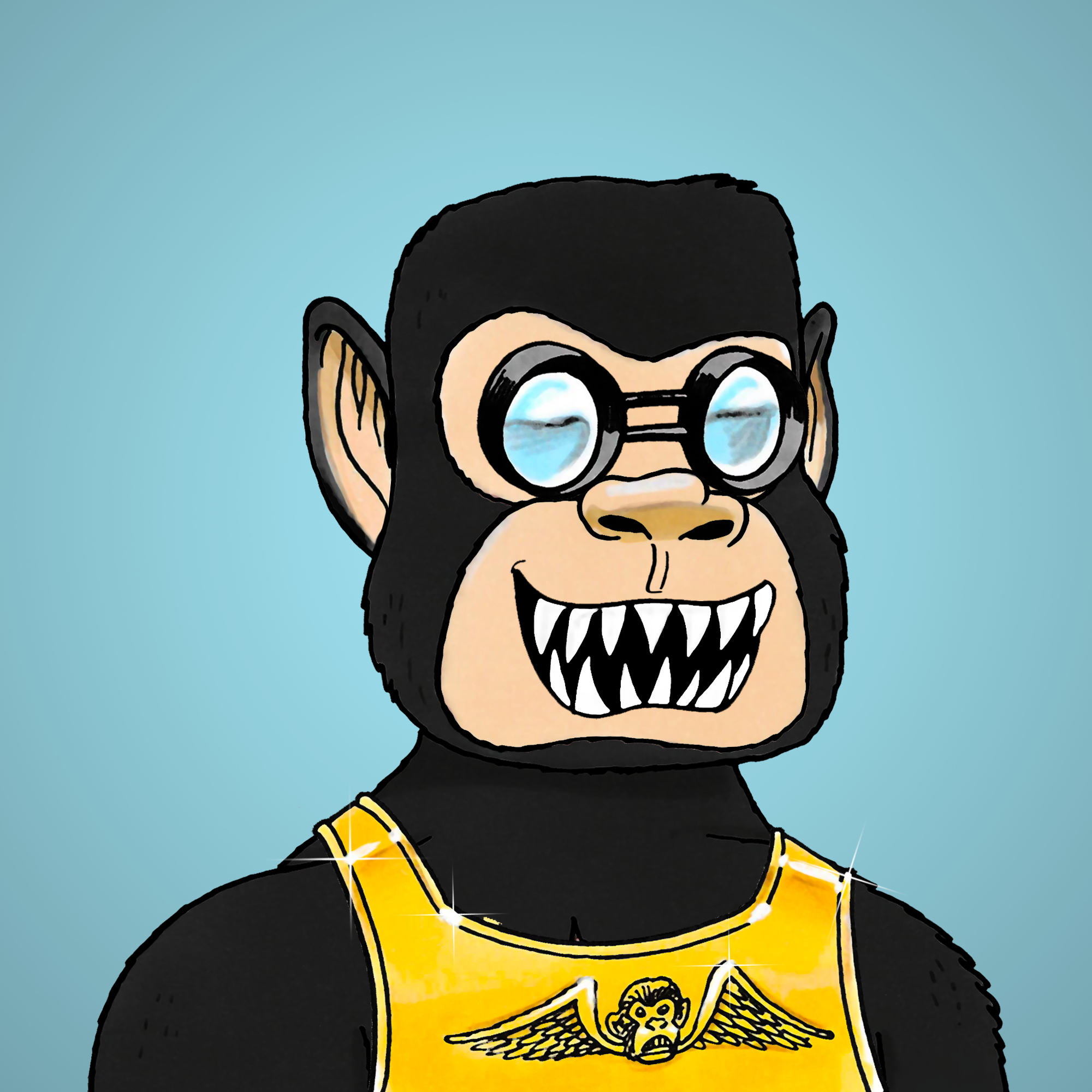 George Trosley - Jungle Freaks - Jungle Freak 6054 - NFT # 6054