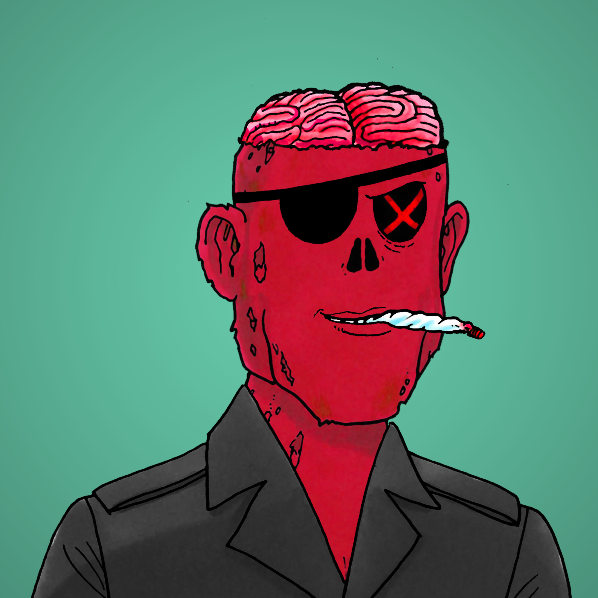 George Trosley - Jungle Freaks - Jungle Freak 6057 - NFT # 6057