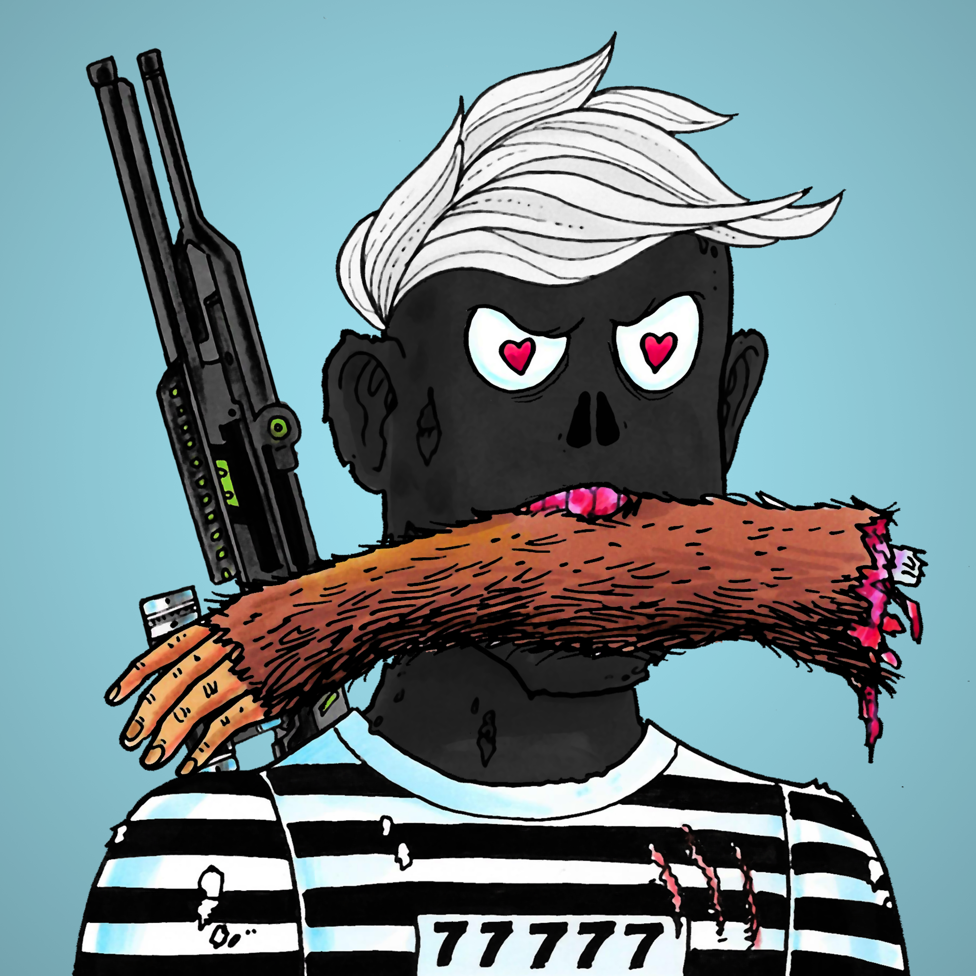 George Trosley - Jungle Freaks - Jungle Freak 6060 - NFT # 6060