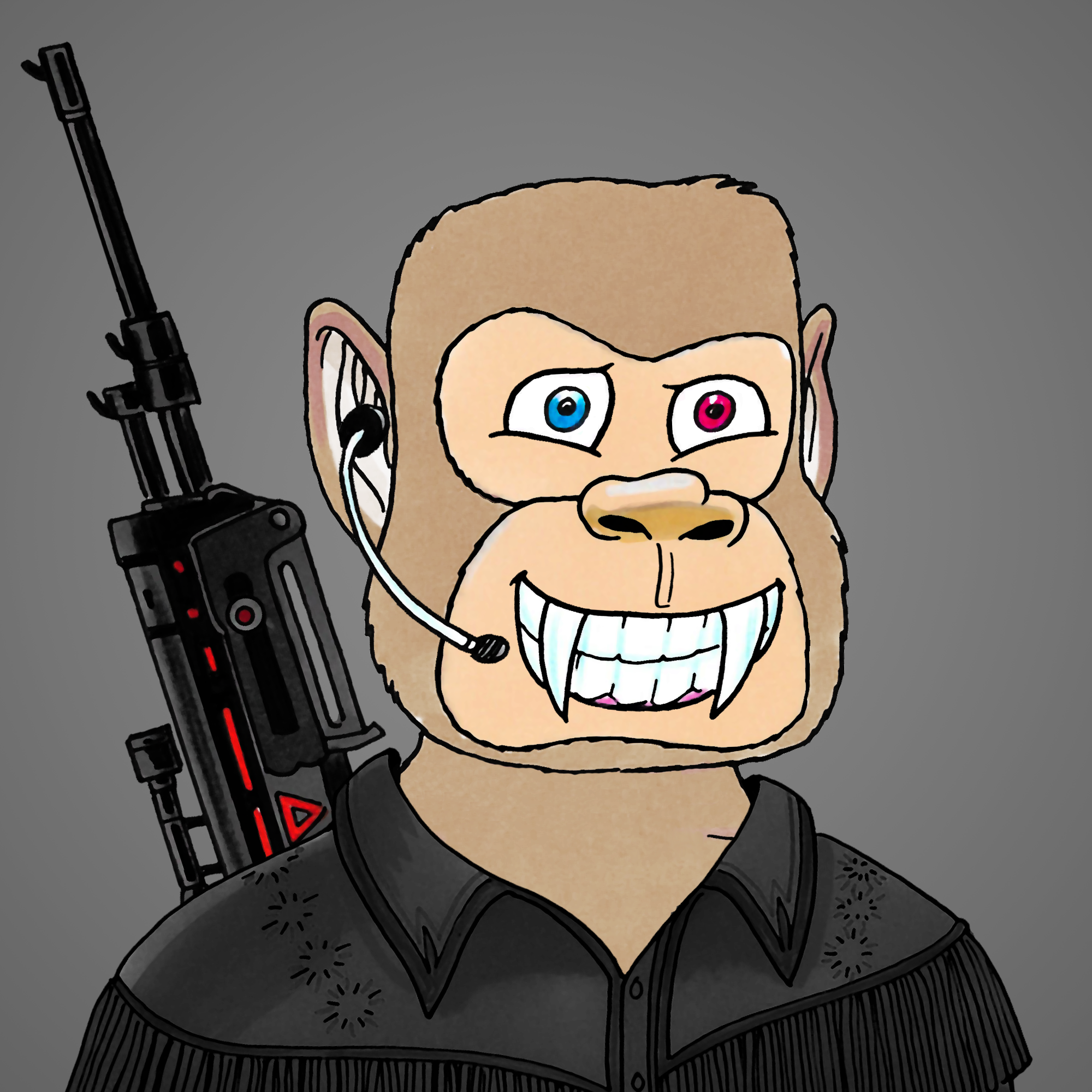 George Trosley - Jungle Freaks - Jungle Freak 6061 - NFT # 6061