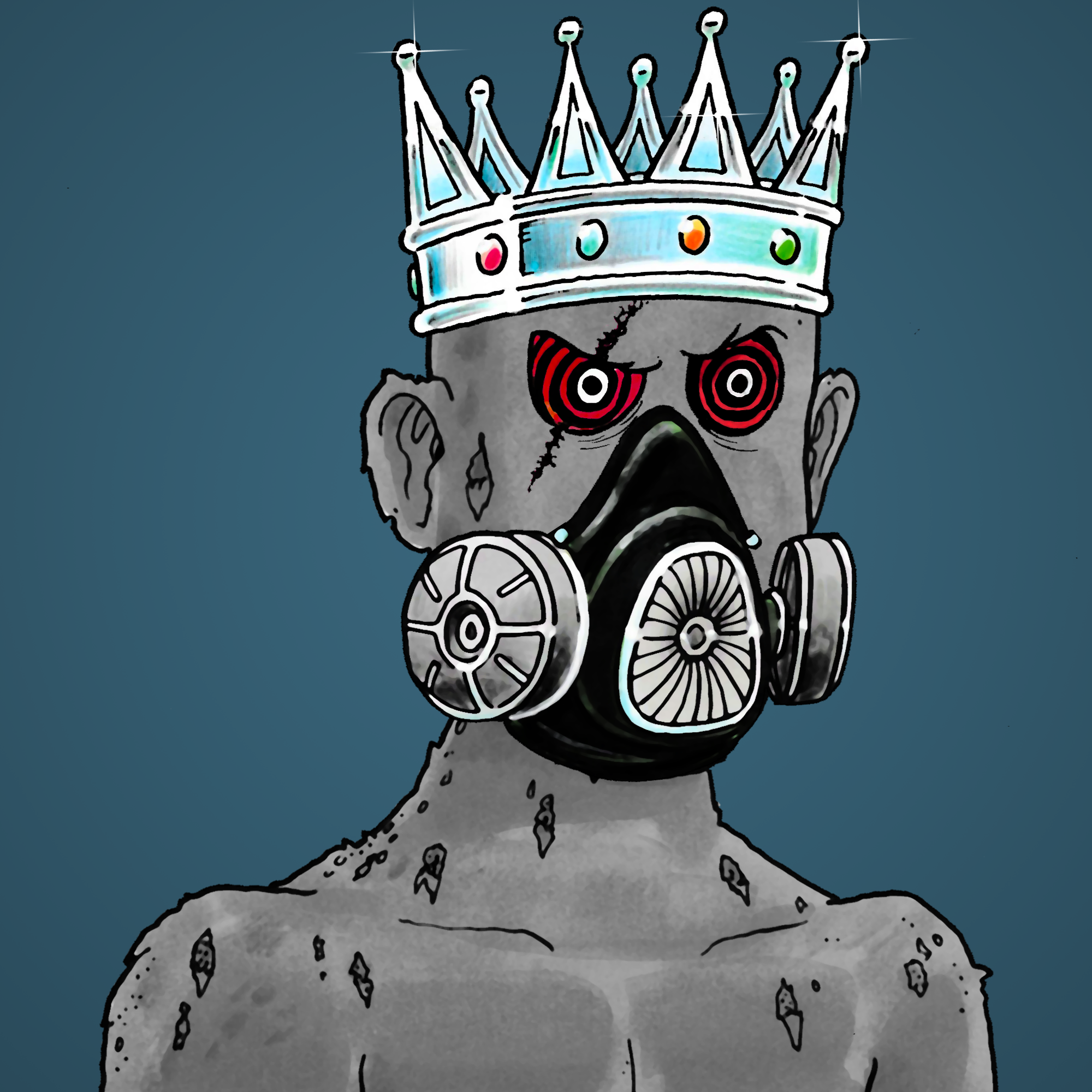 George Trosley - Jungle Freaks - Jungle Freak 6064 - NFT # 6064