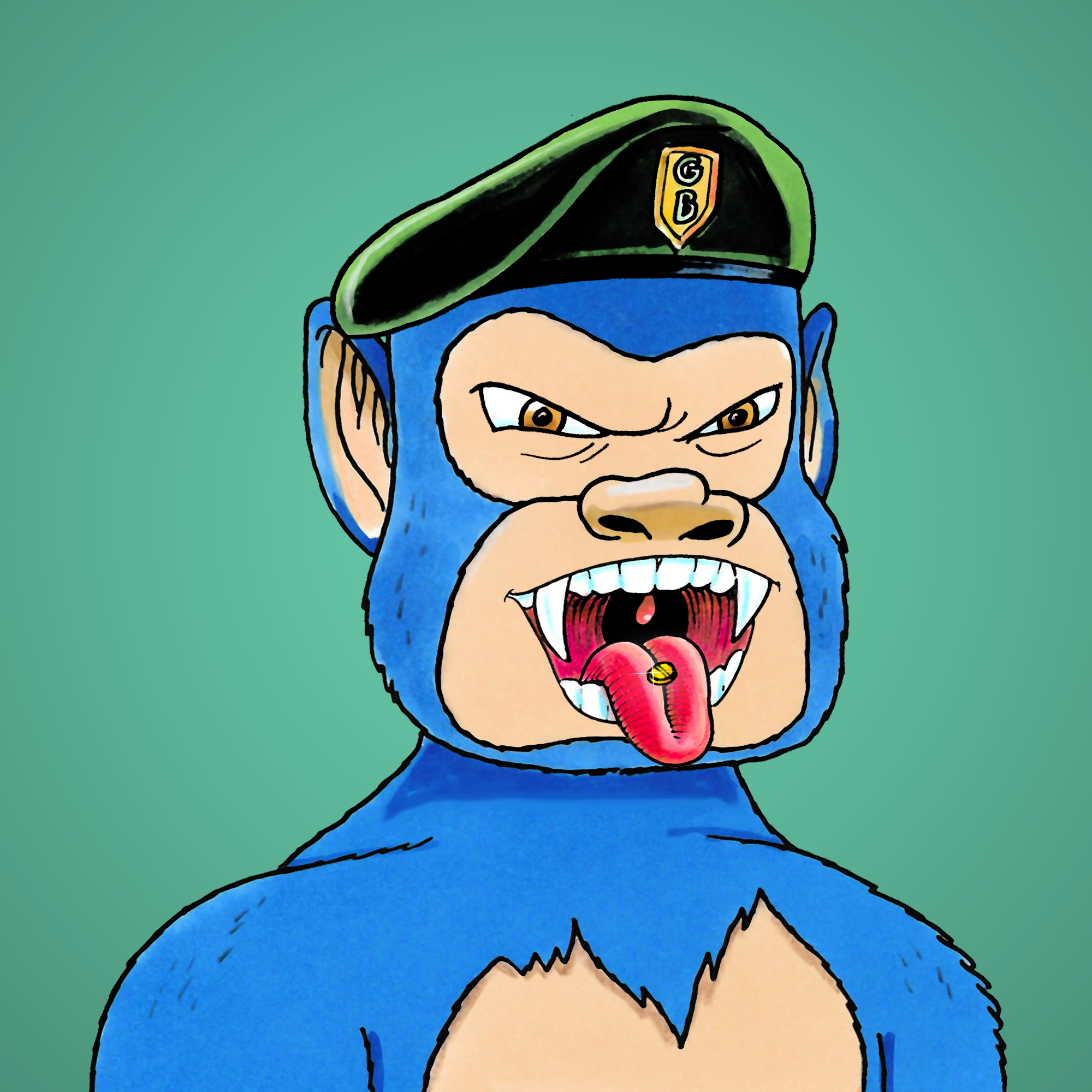 George Trosley - Jungle Freaks - Jungle Freak 607 - NFT # 607