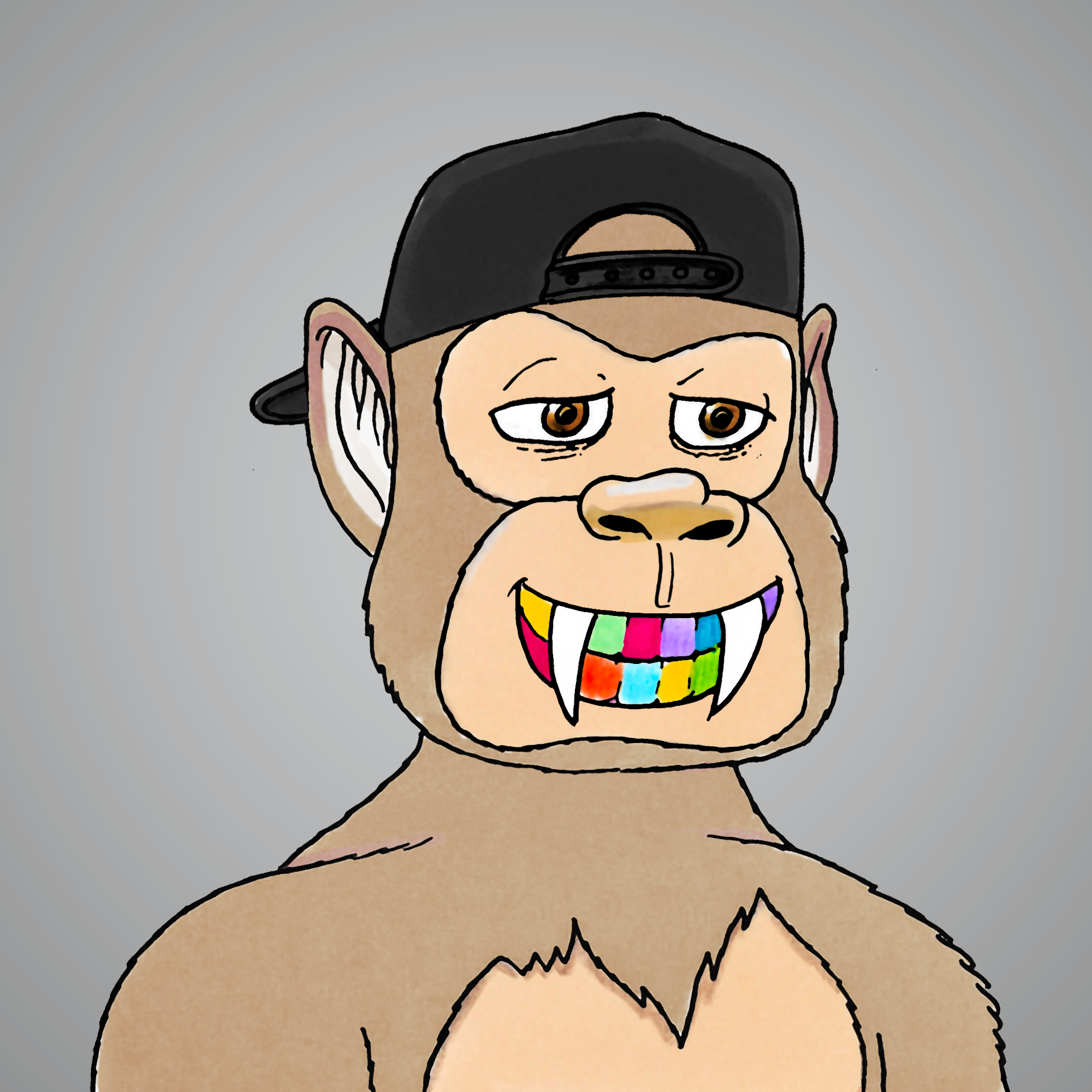 George Trosley - Jungle Freaks - Jungle Freak 6071 - NFT # 6071