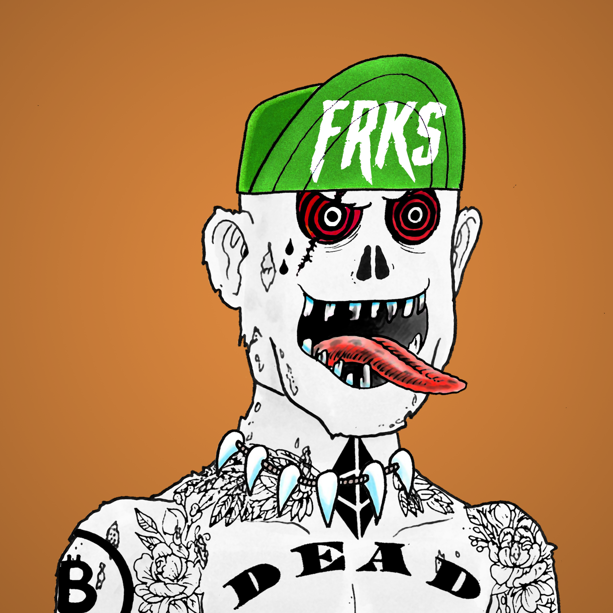 George Trosley - Jungle Freaks - Jungle Freak 6073 - NFT # 6073