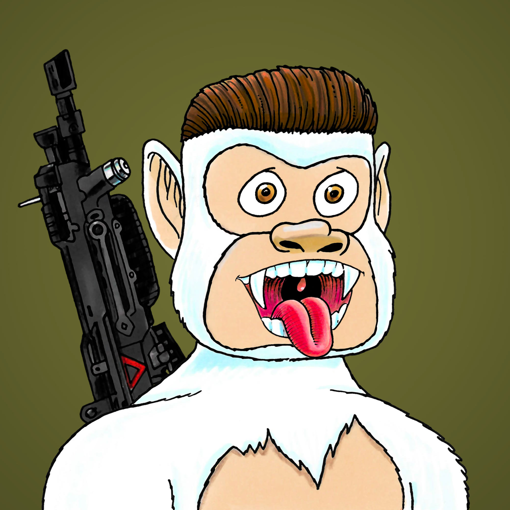 George Trosley - Jungle Freaks - Jungle Freak 6075 - NFT # 6075