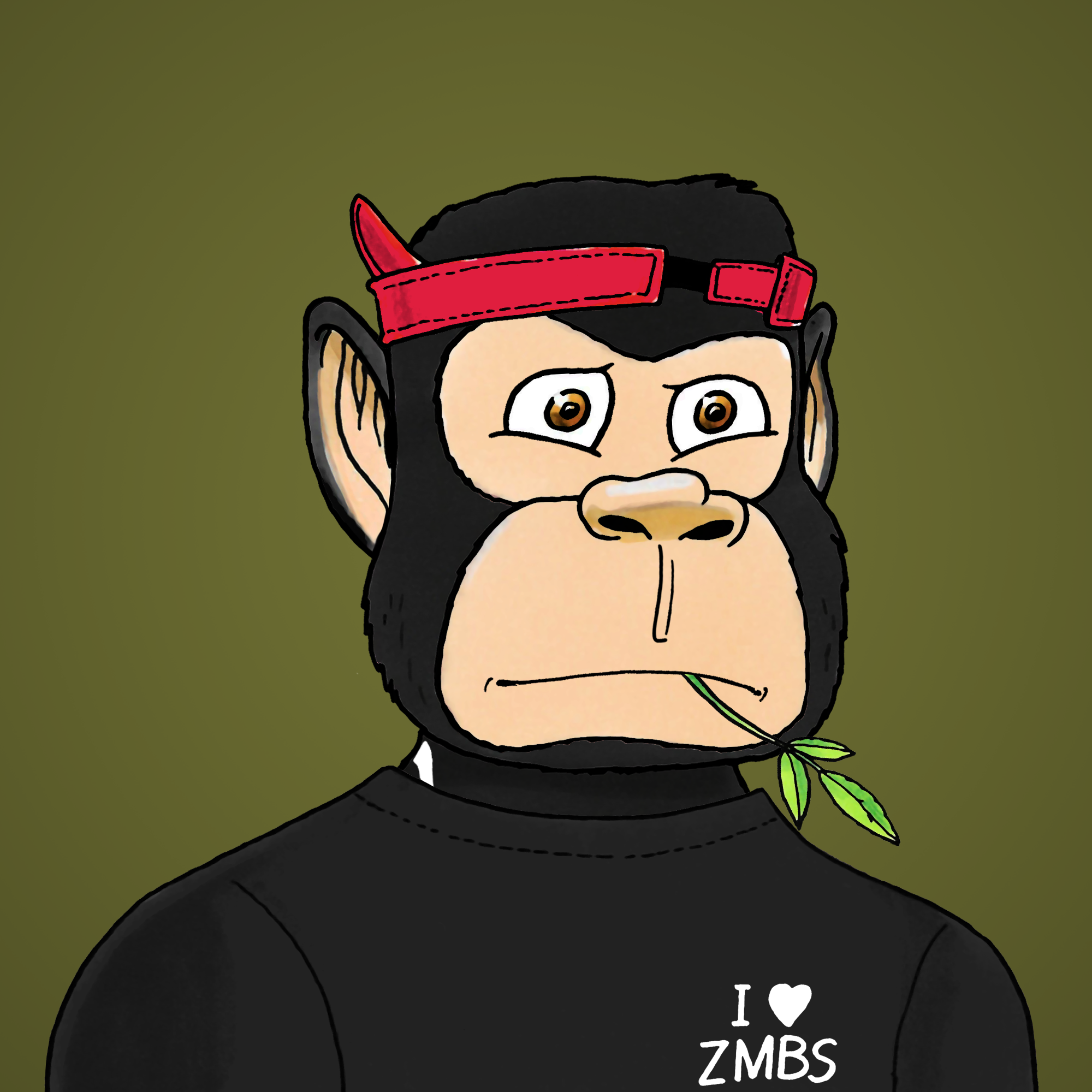 George Trosley - Jungle Freaks - Jungle Freak 608 - NFT # 608