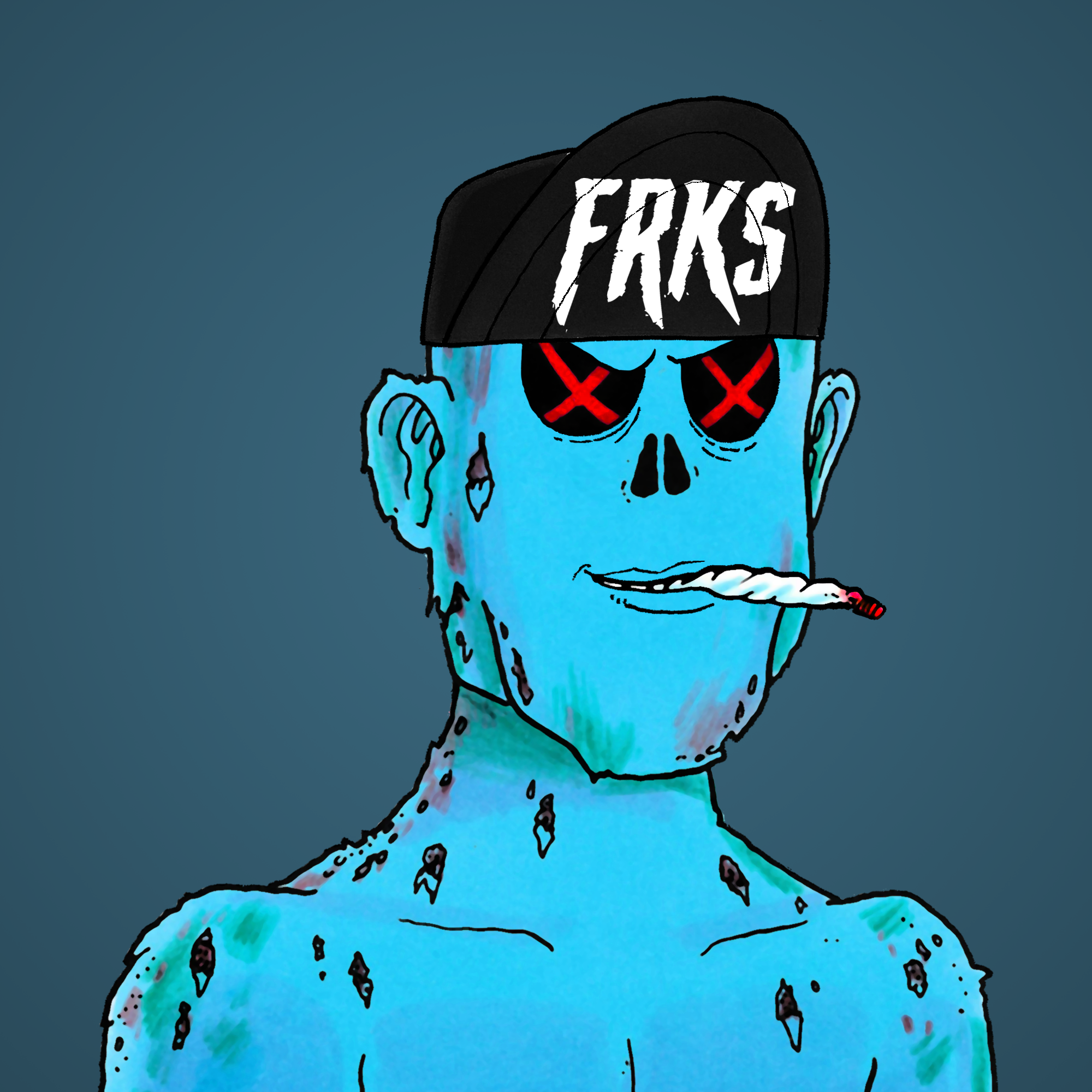 George Trosley - Jungle Freaks - Jungle Freak 6082 - NFT # 6082