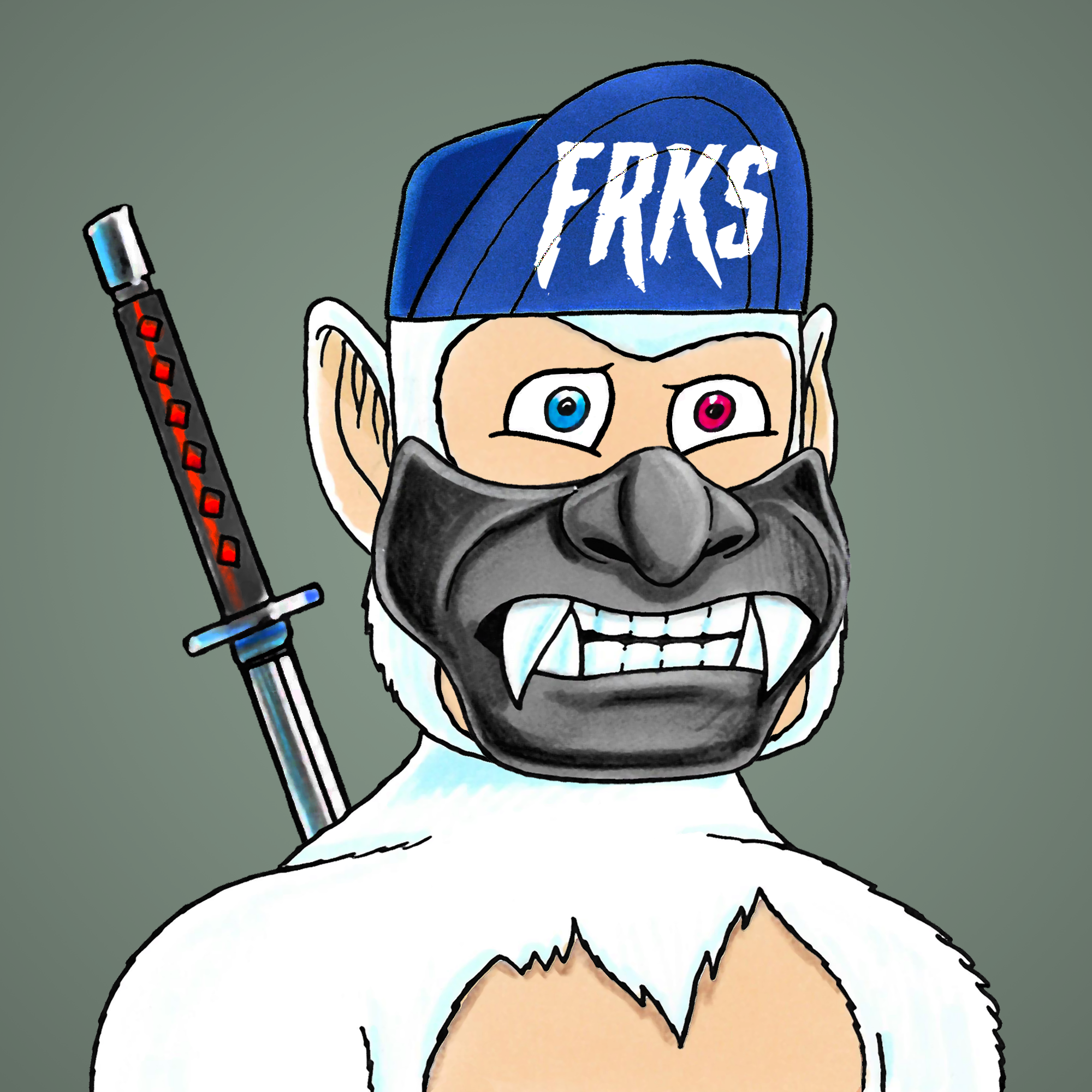 George Trosley - Jungle Freaks - Jungle Freak 6088 - NFT # 6088