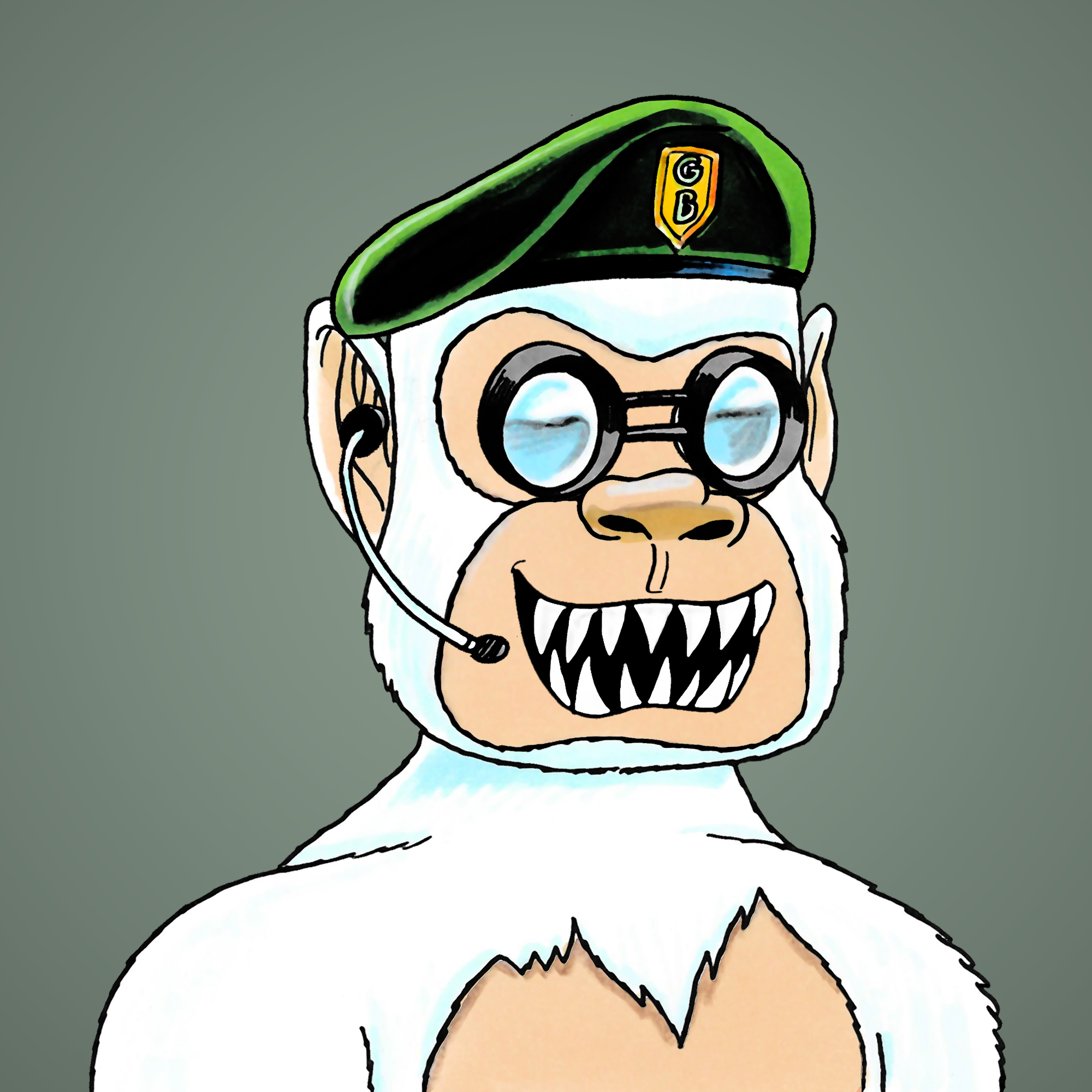 George Trosley - Jungle Freaks - Jungle Freak 6092 - NFT # 6092