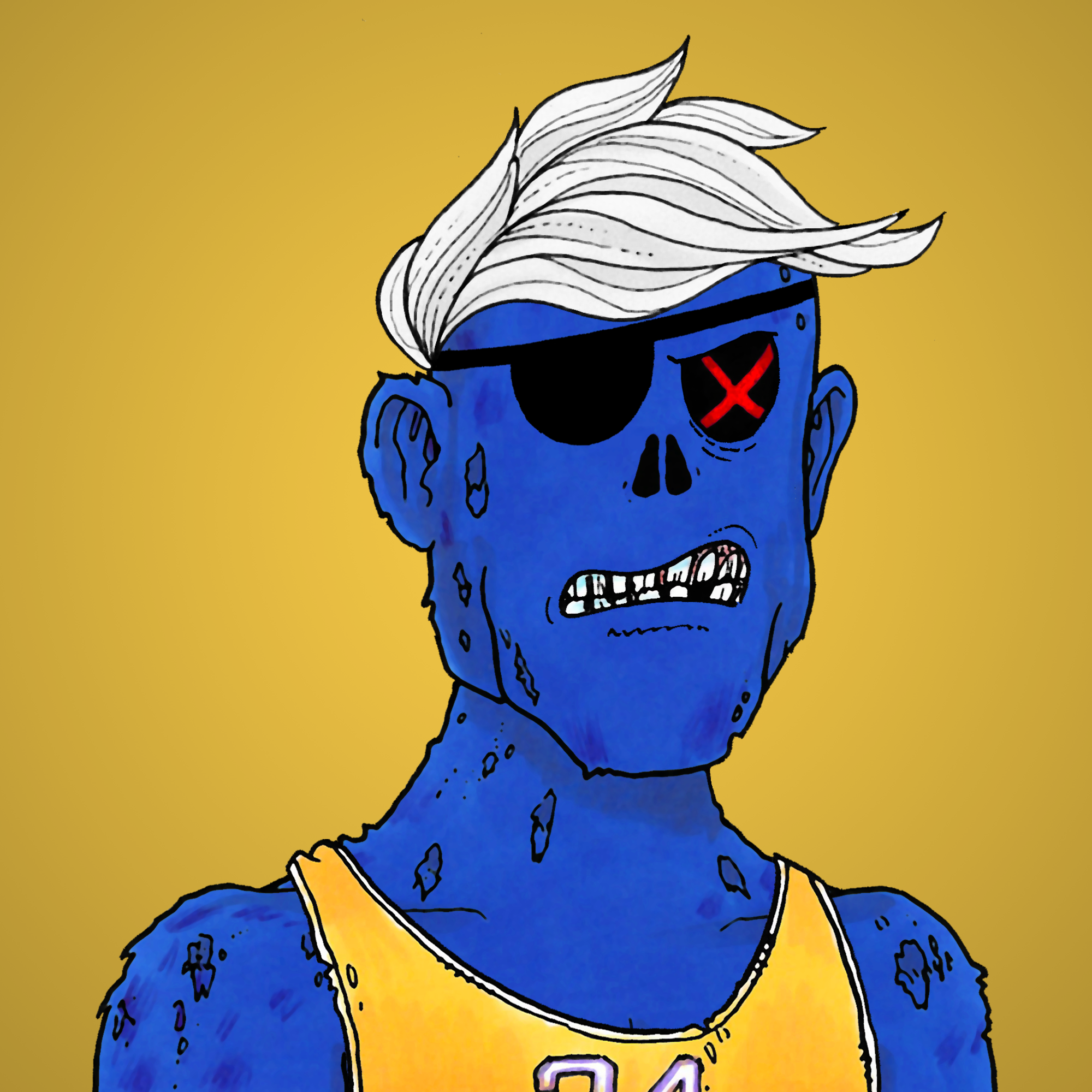 George Trosley - Jungle Freaks - Jungle Freak 6095 - NFT # 6095