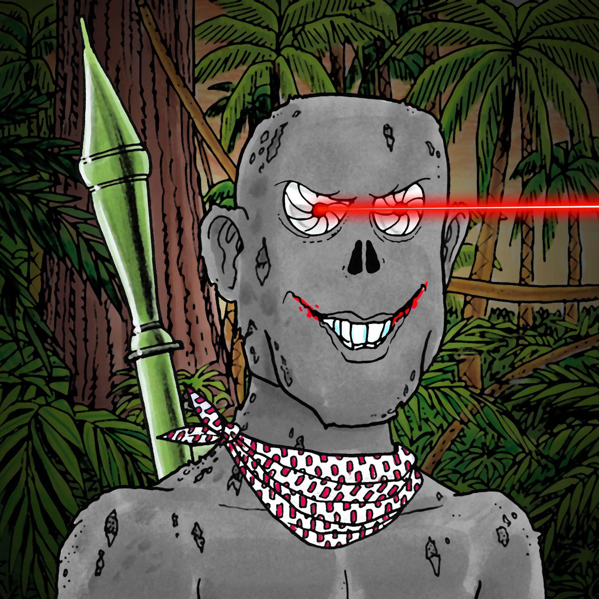 George Trosley - Jungle Freaks - Jungle Freak 61 - NFT # 61