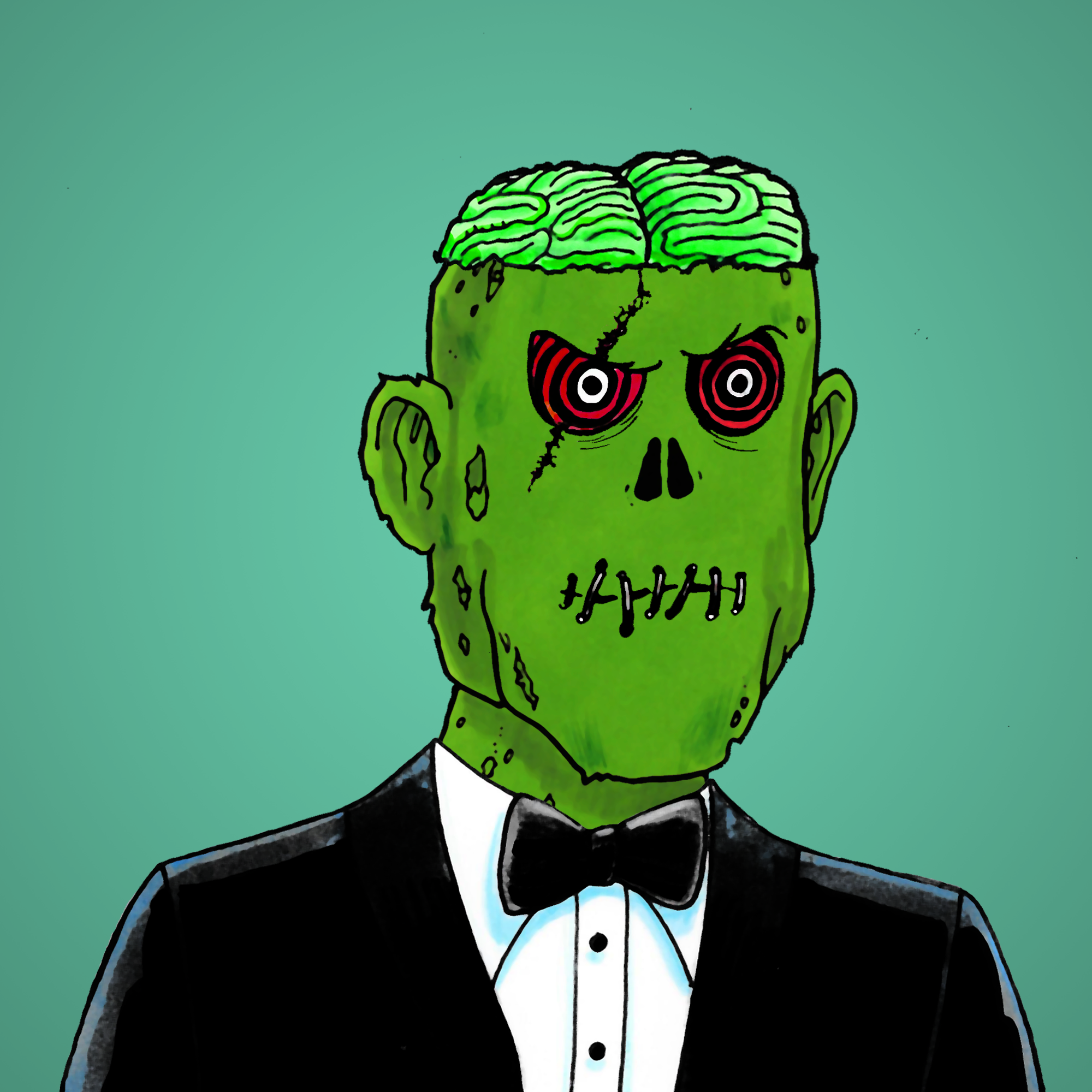 George Trosley - Jungle Freaks - Jungle Freak 610 - NFT # 610