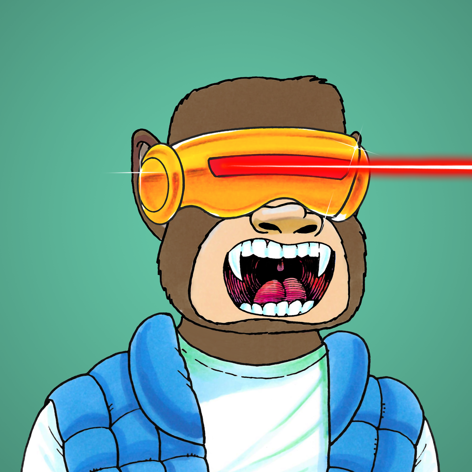 George Trosley - Jungle Freaks - Jungle Freak 6103 - NFT # 6103