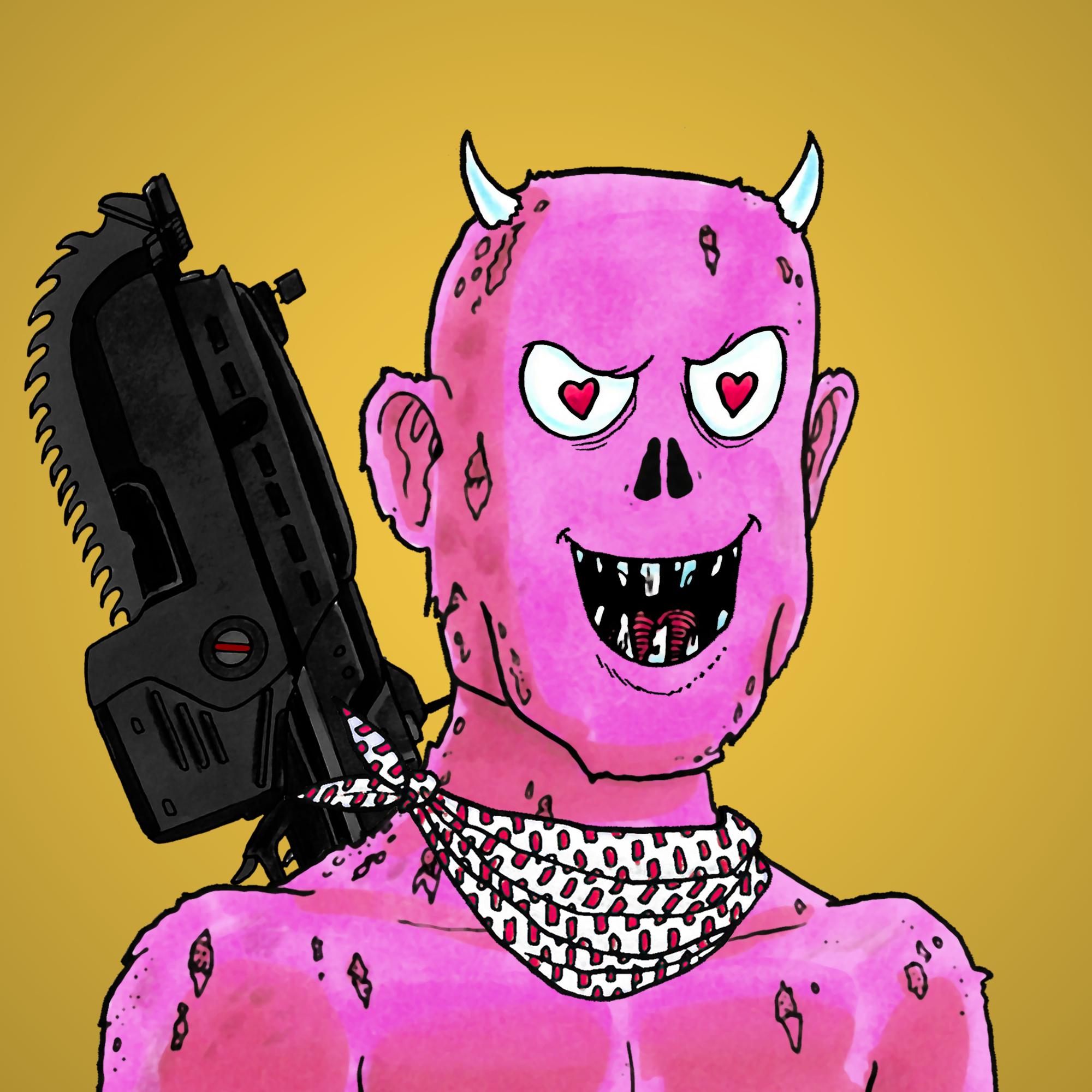 George Trosley - Jungle Freaks - Jungle Freak 6107 - NFT # 6107