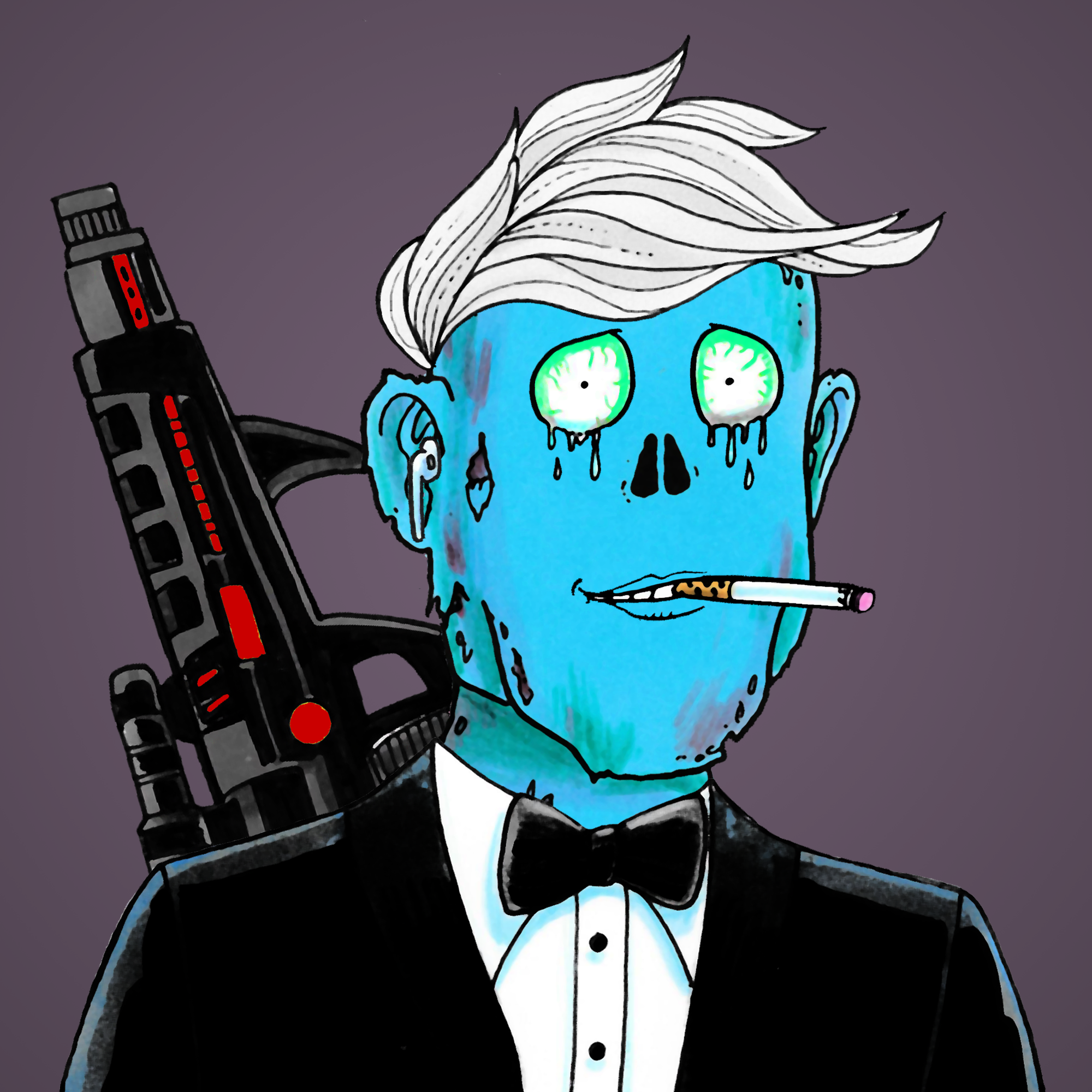 George Trosley - Jungle Freaks - Jungle Freak 6110 - NFT # 6110