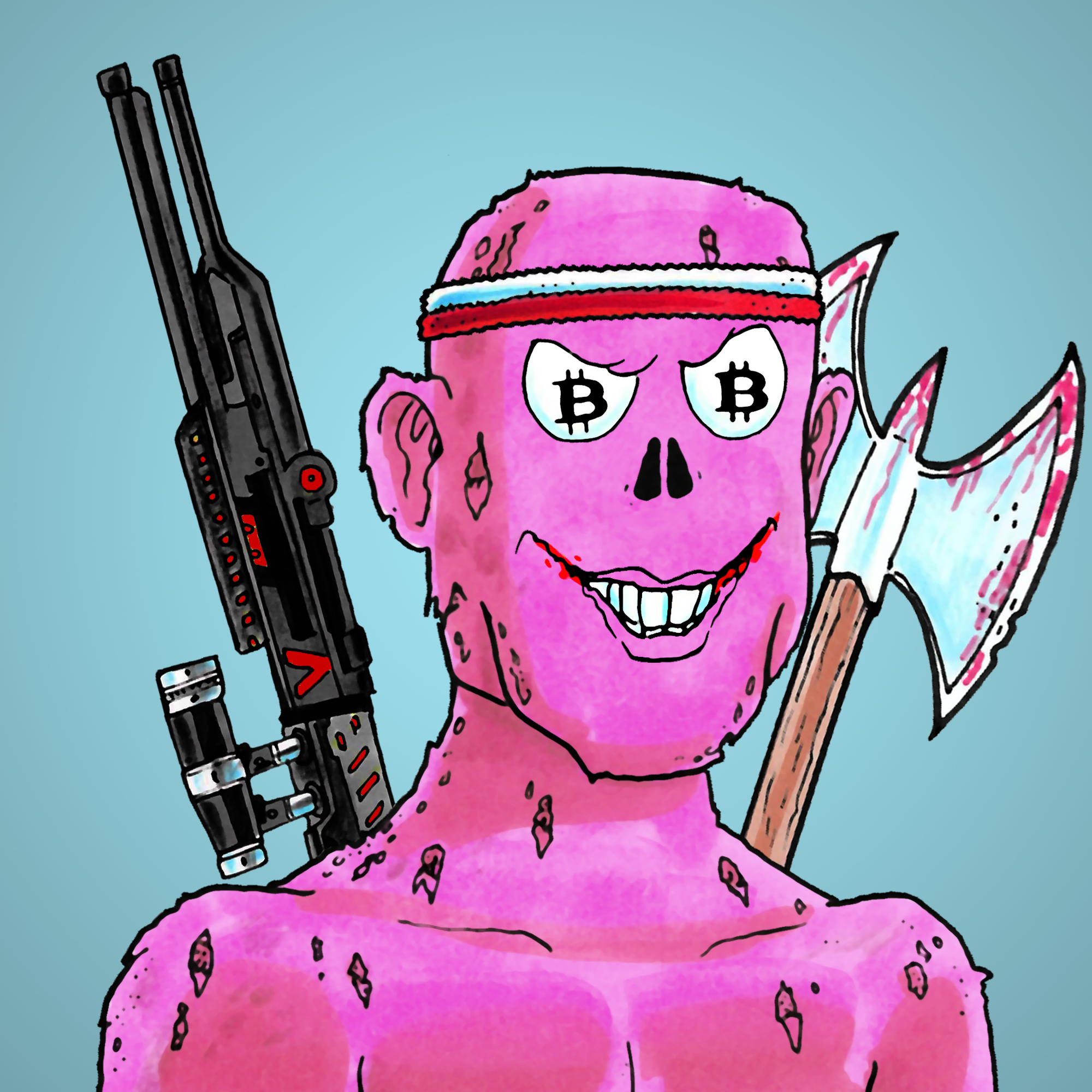 George Trosley - Jungle Freaks - Jungle Freak 6119 - NFT # 6119