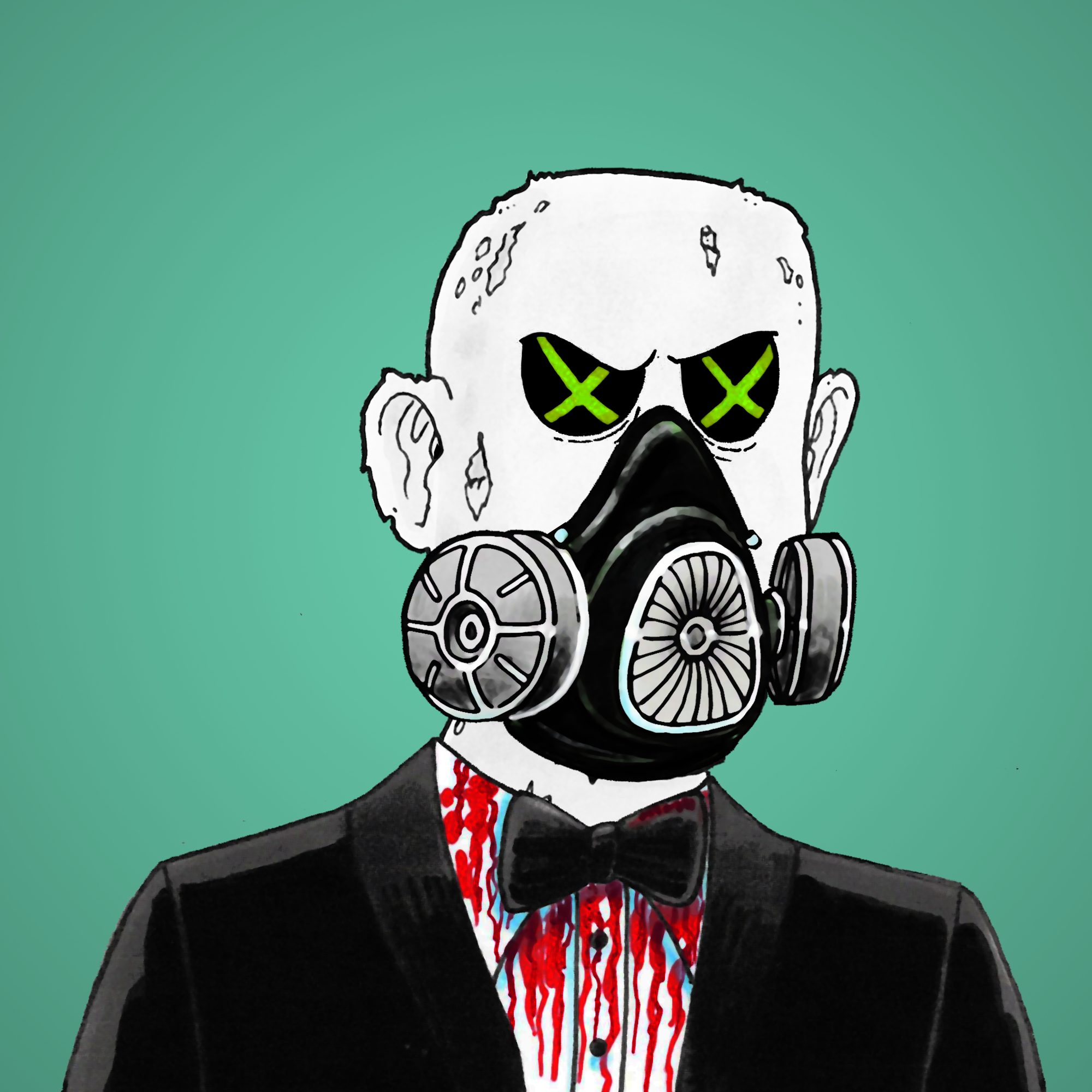 George Trosley - Jungle Freaks - Jungle Freak 6120 - NFT # 6120