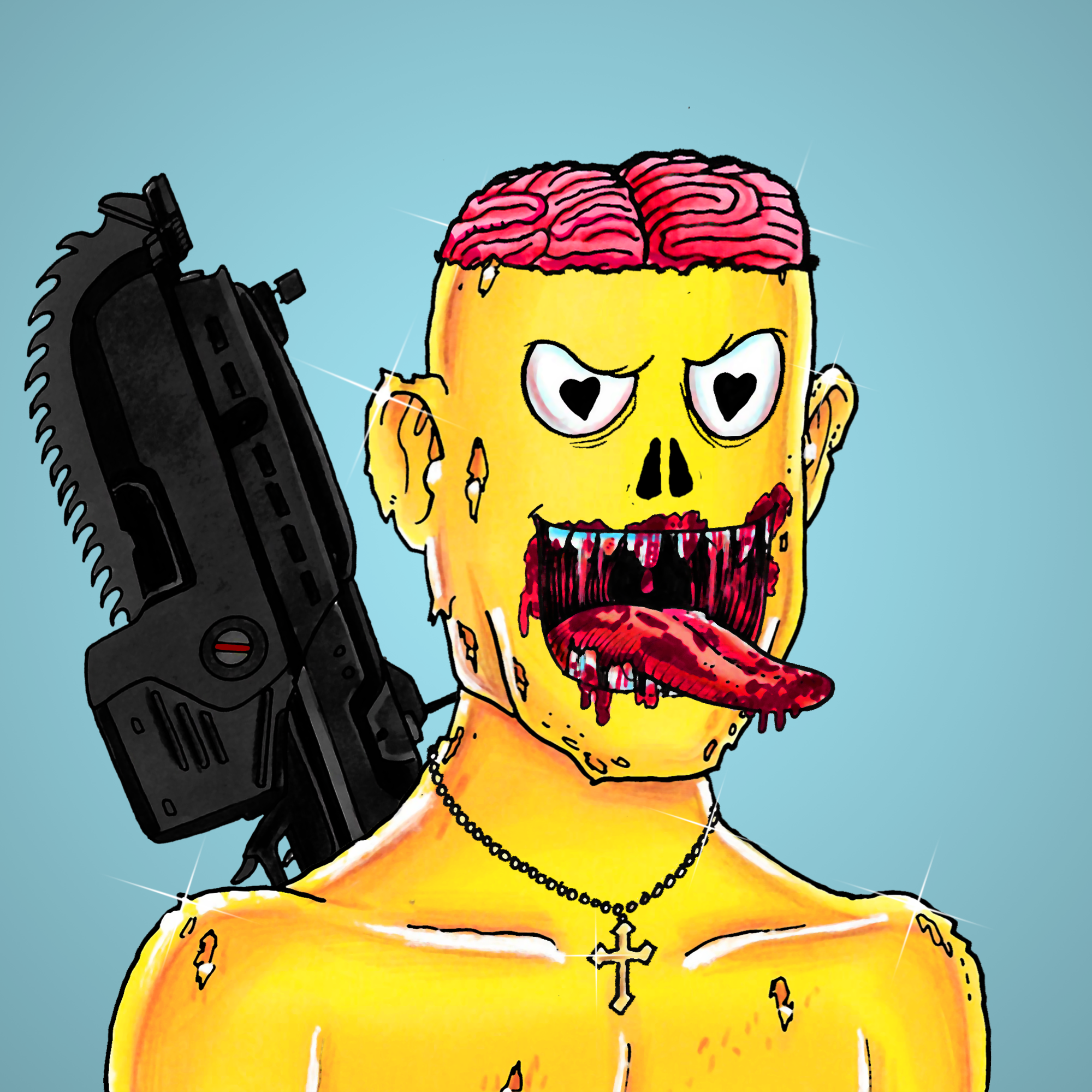 George Trosley - Jungle Freaks - Jungle Freak 6121 - NFT # 6121