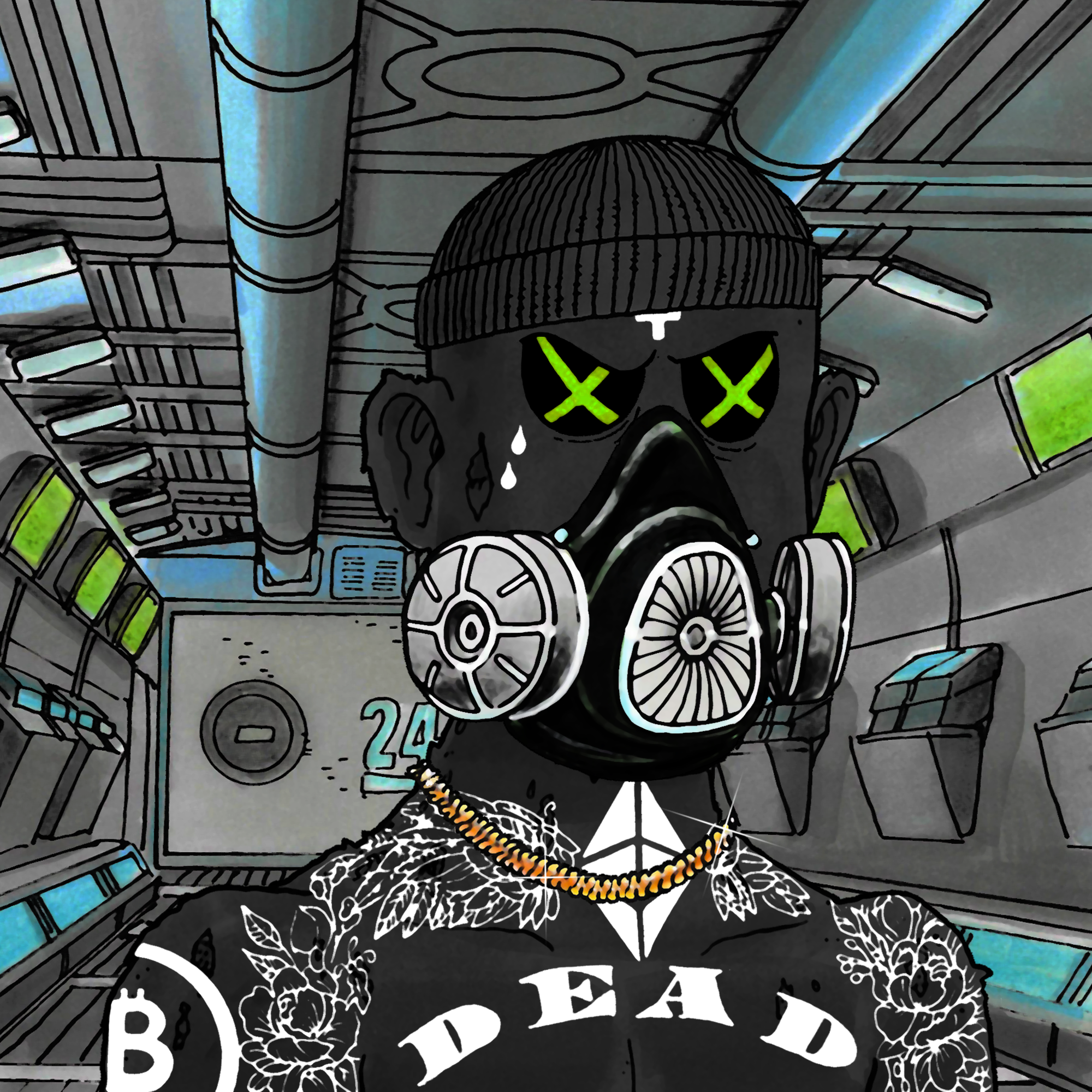 George Trosley - Jungle Freaks - Jungle Freak 6122 - NFT # 6122