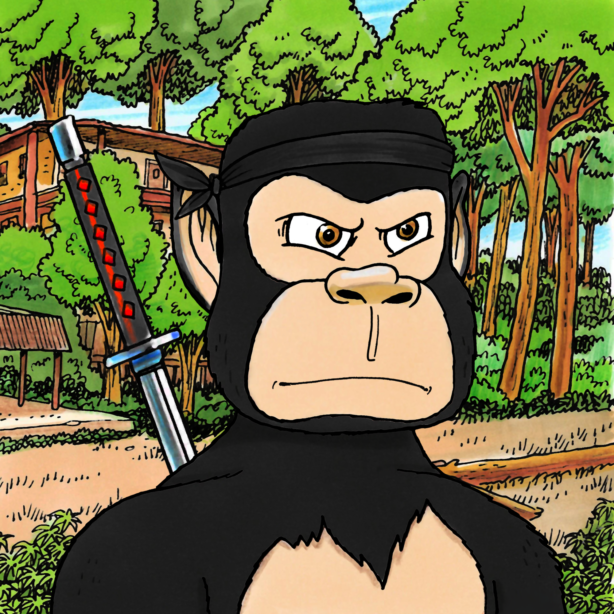 George Trosley - Jungle Freaks - Jungle Freak 6124 - NFT # 6124