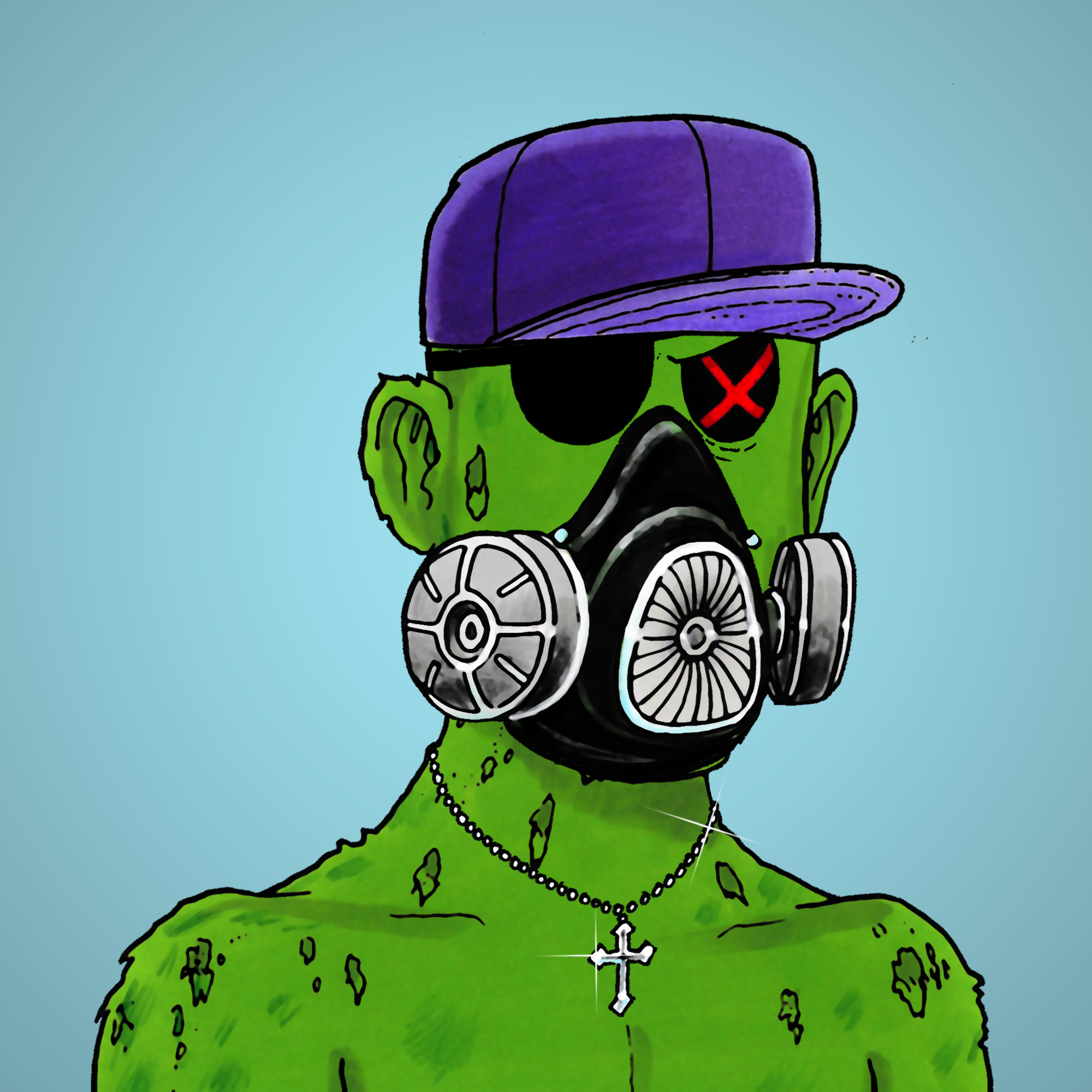 George Trosley - Jungle Freaks - Jungle Freak 6130 - NFT # 6130