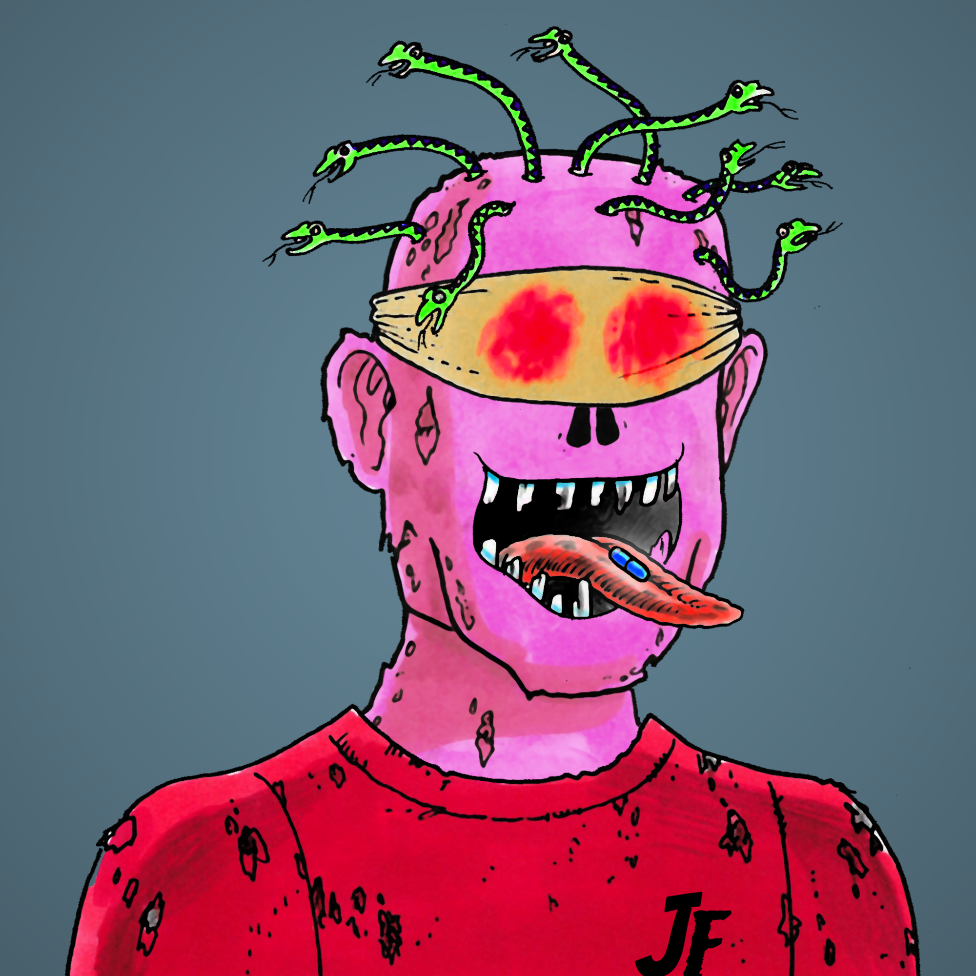 George Trosley - Jungle Freaks - Jungle Freak 6132 - NFT # 6132