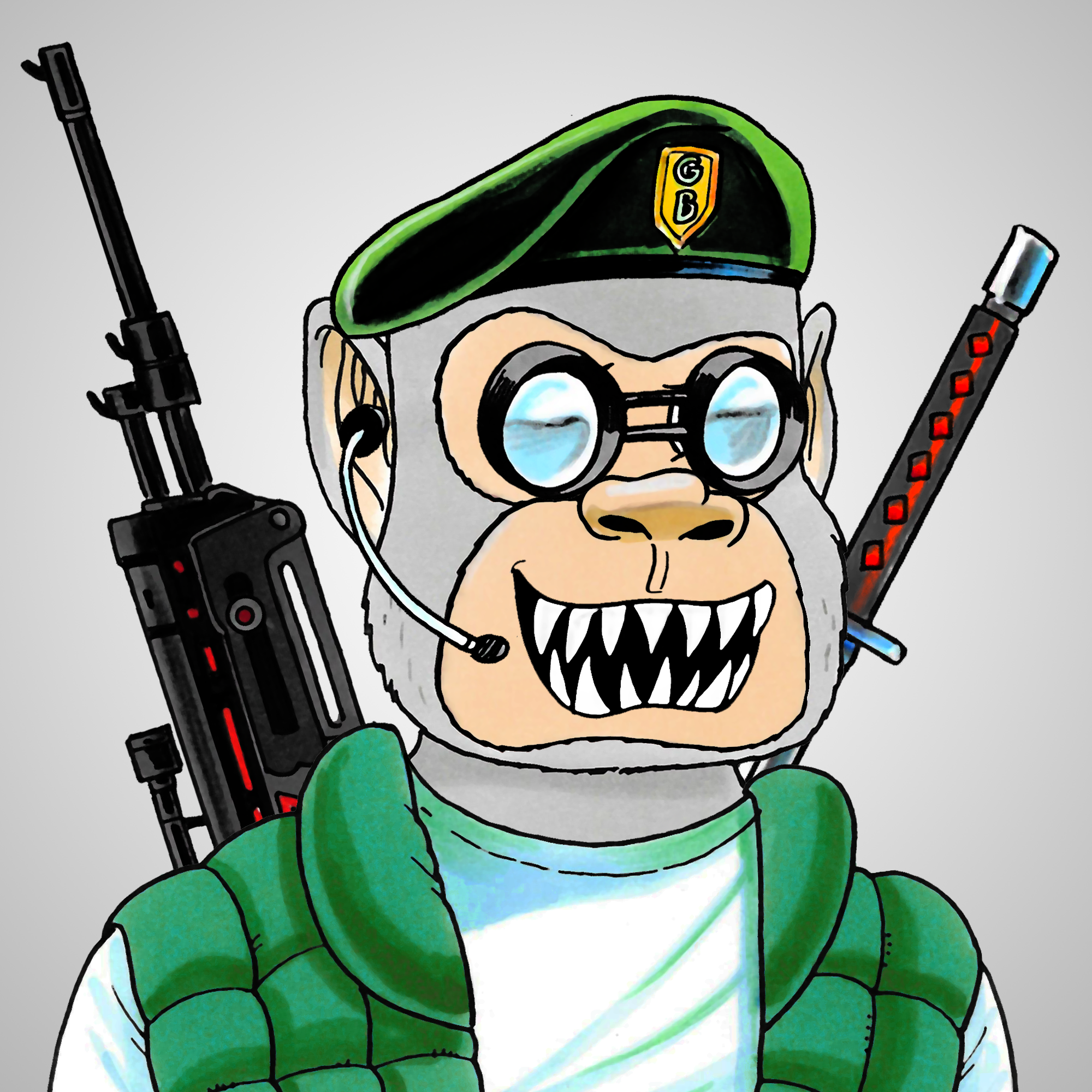 George Trosley - Jungle Freaks - Jungle Freak 6134 - NFT # 6134