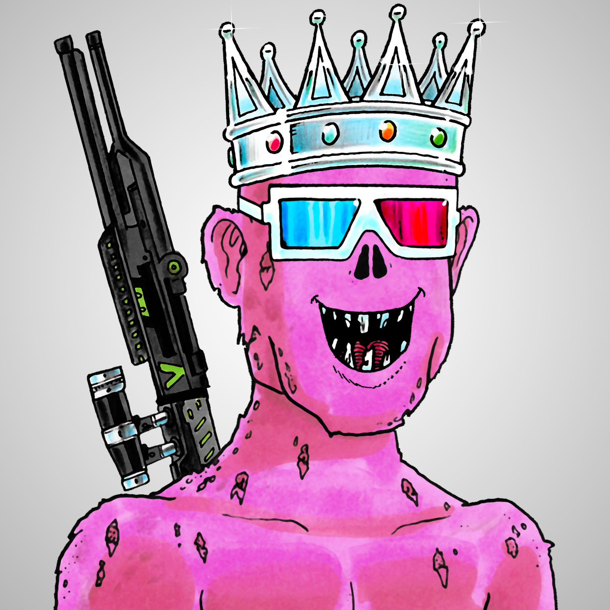 George Trosley - Jungle Freaks - Jungle Freak 6144 - NFT # 6144