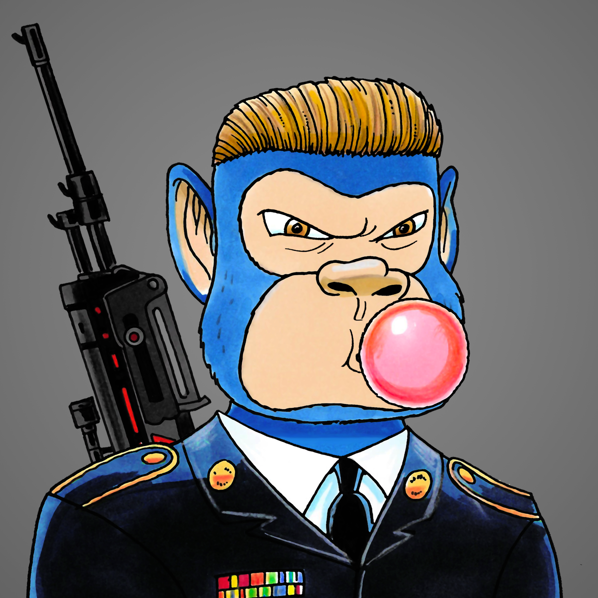 George Trosley - Jungle Freaks - Jungle Freak 6150 - NFT # 6150