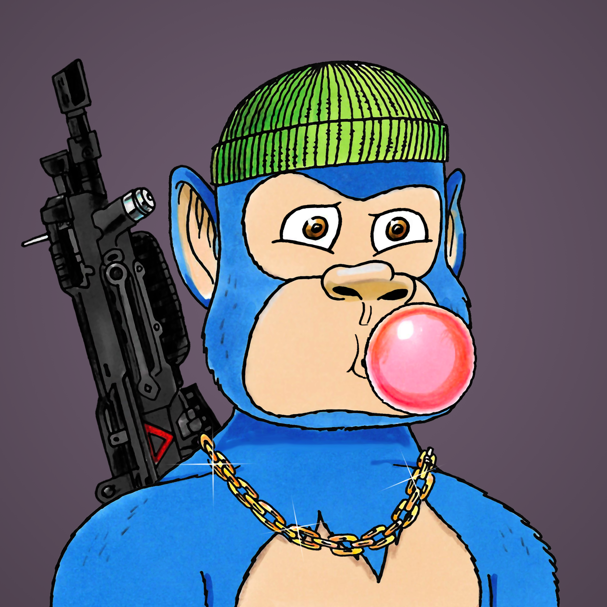 George Trosley - Jungle Freaks - Jungle Freak 6153 - NFT # 6153