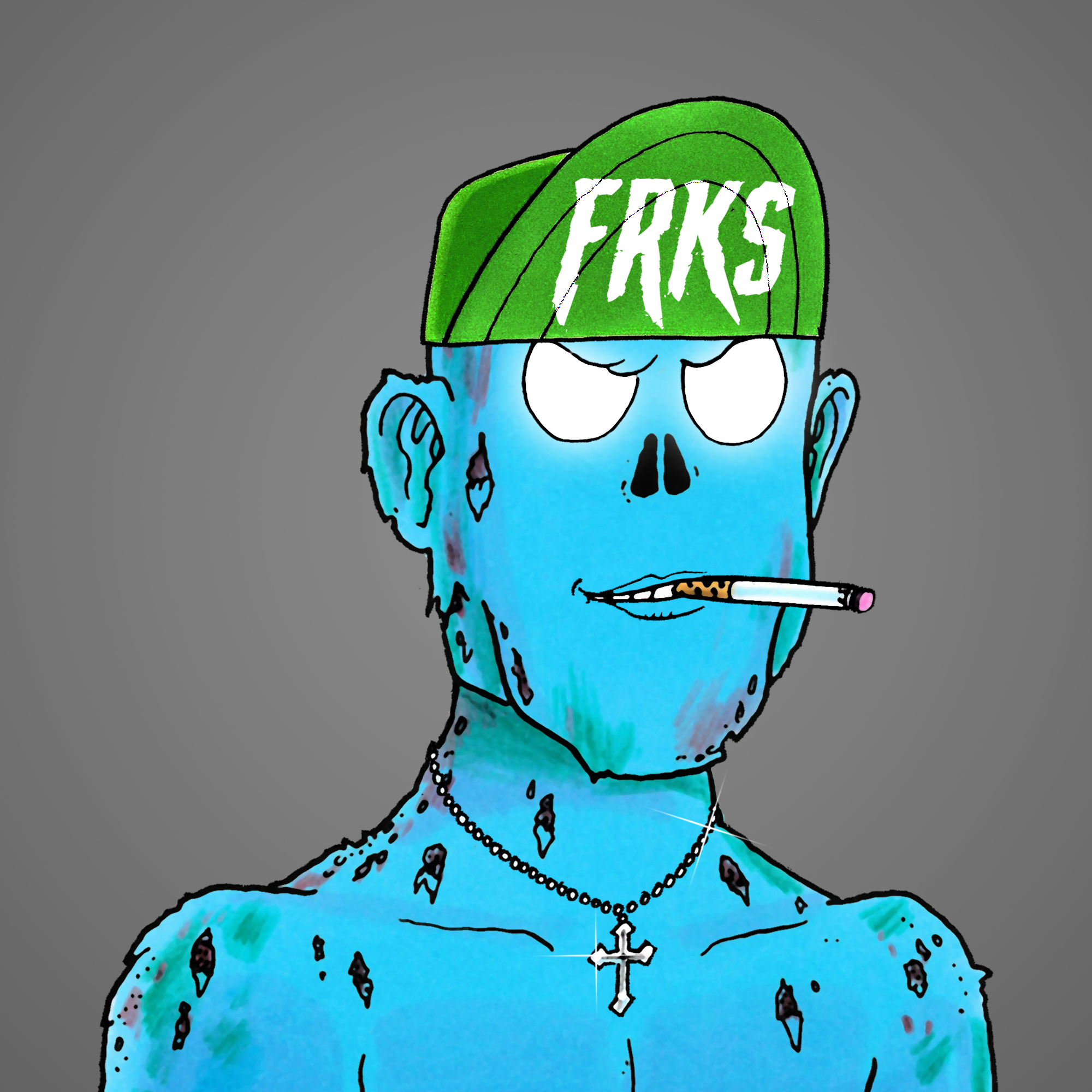 George Trosley - Jungle Freaks - Jungle Freak 616 - NFT # 616