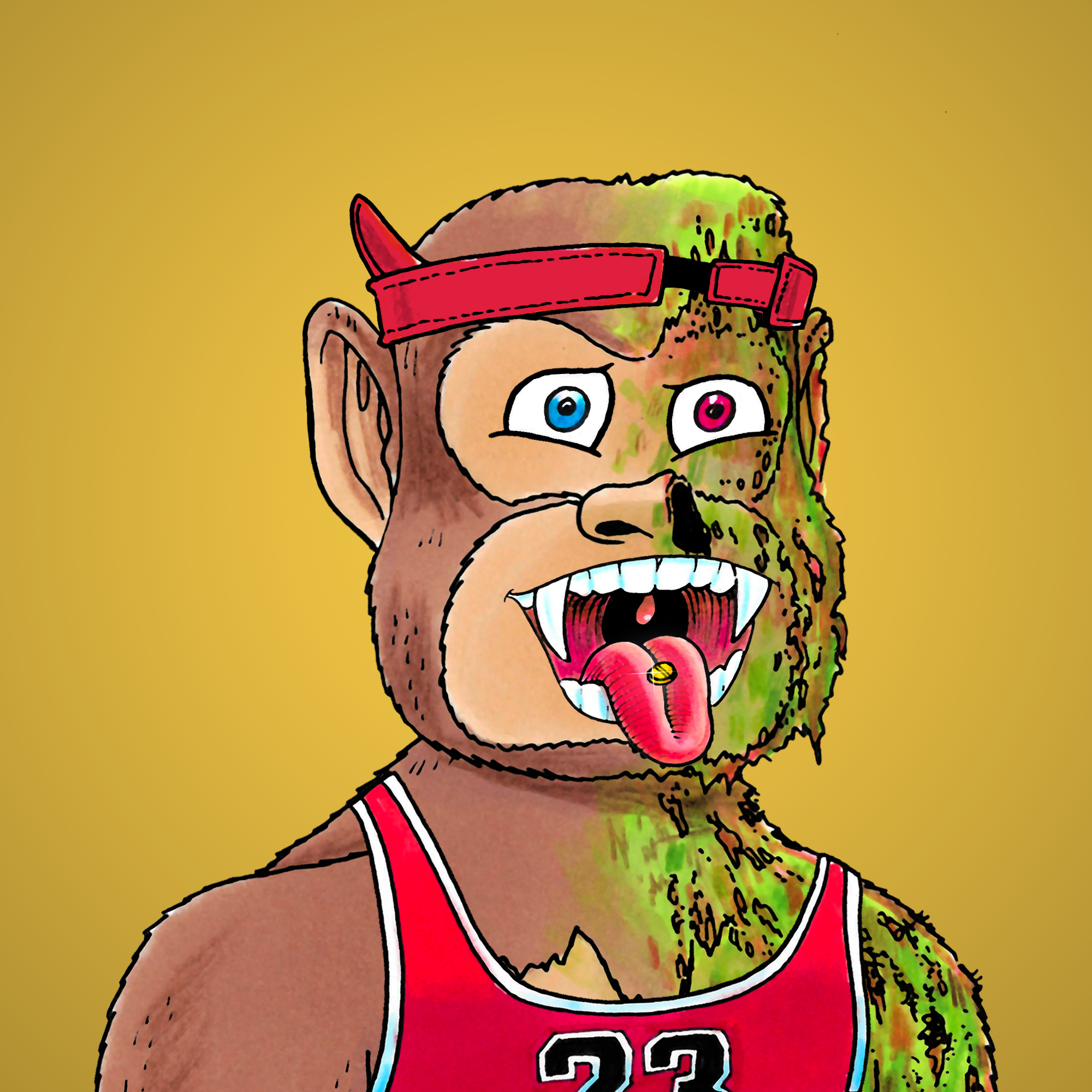 George Trosley - Jungle Freaks - Jungle Freak 617 - NFT # 617