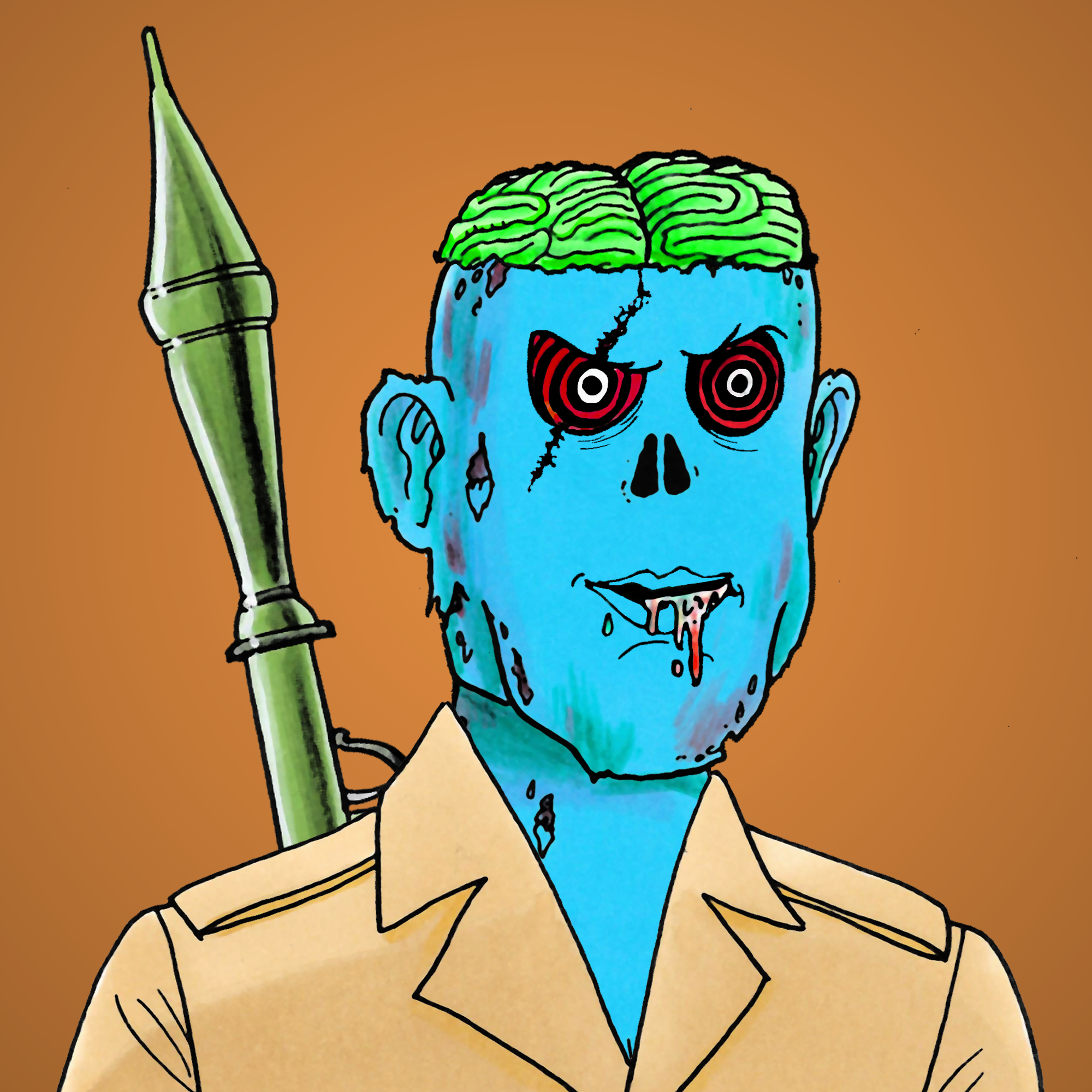 George Trosley - Jungle Freaks - Jungle Freak 6170 - NFT # 6170